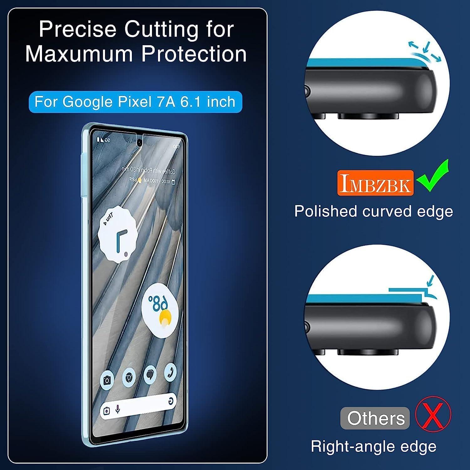 Protector de Pantalla y Lente IMBZBK para Google Pixel 7a - 4+4