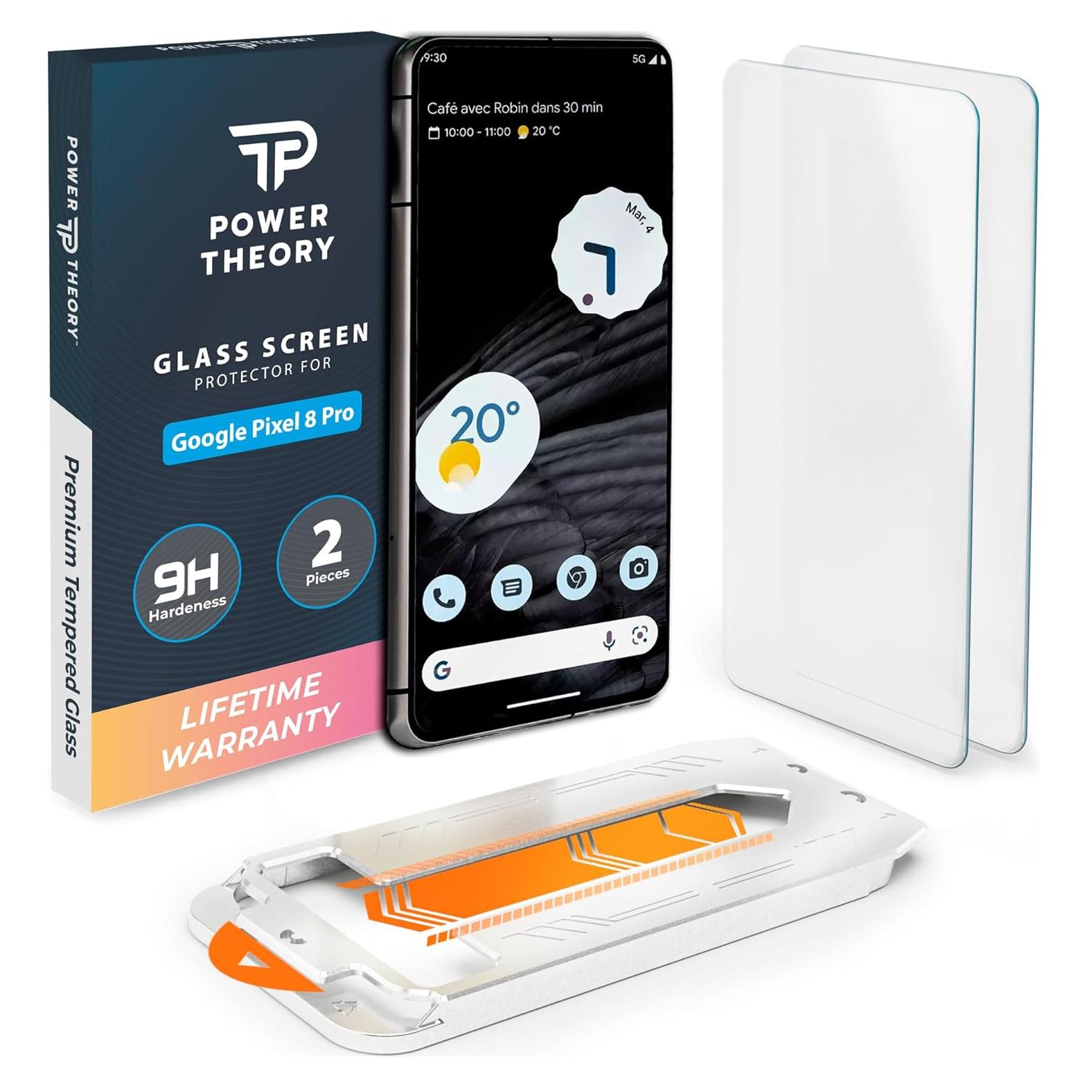 Protector de Pantalla Vidrio Templado Power Theory Google Pixel 8 Pro
