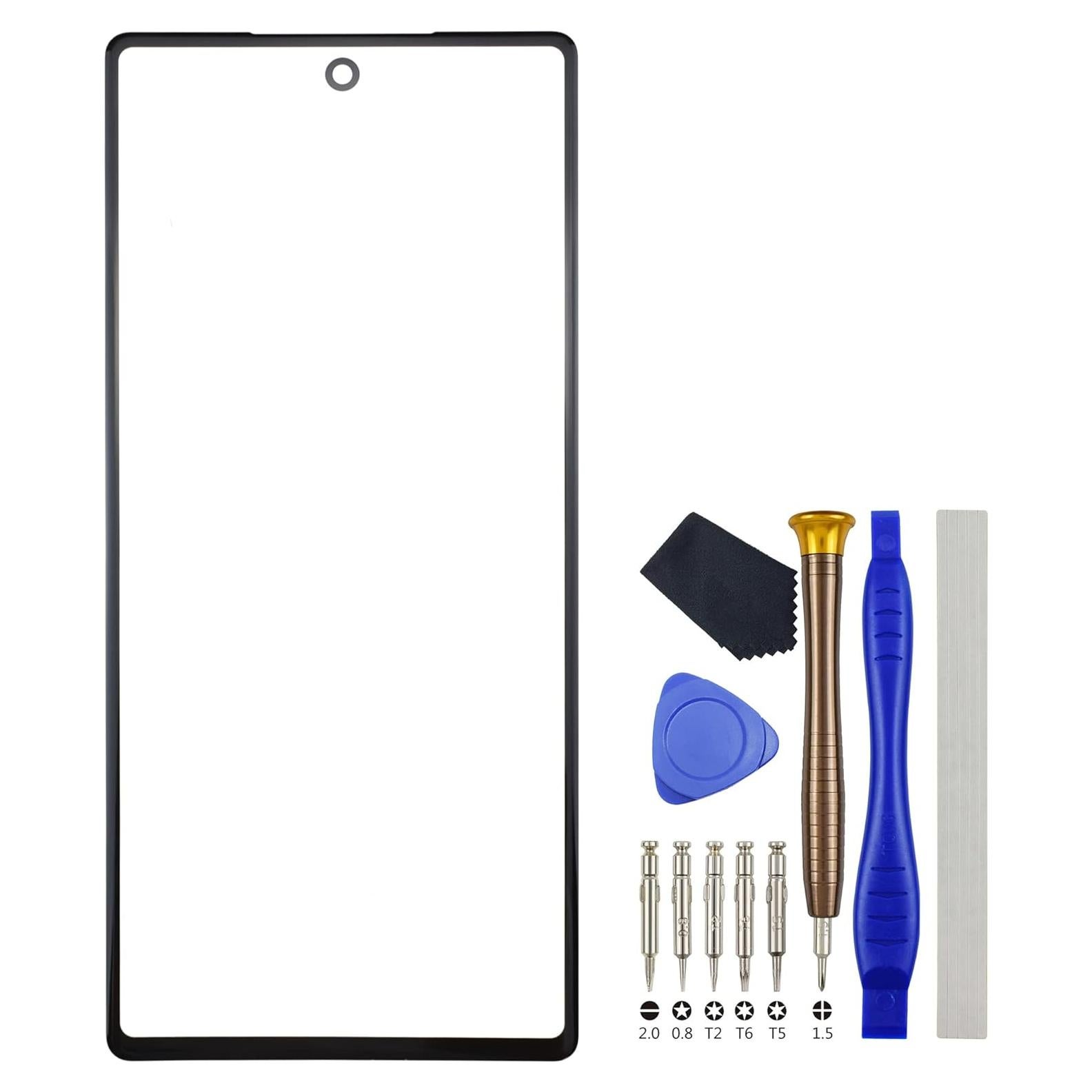 Cristal de Pantalla Externa Reemplazo Google Pixel 6 Negro 6.4"