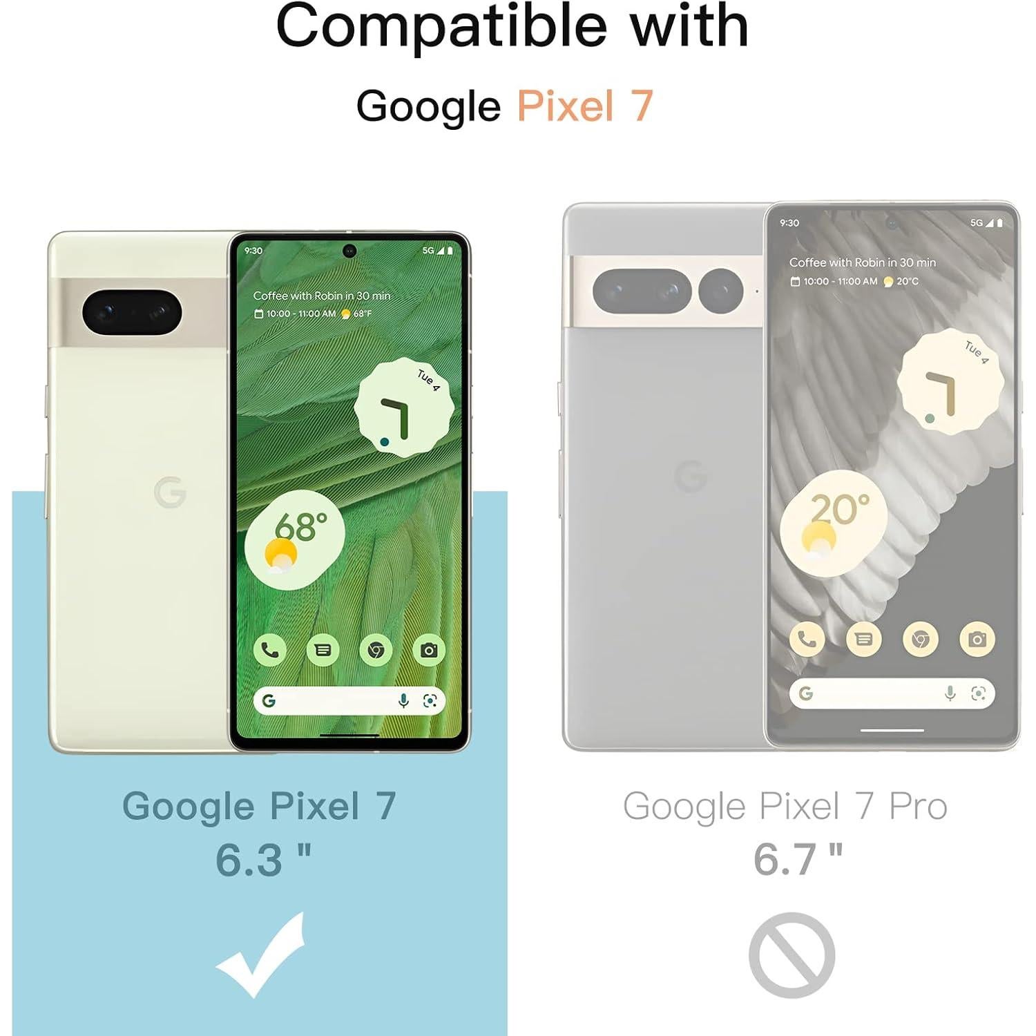 Protector de Pantalla JETech para Google Pixel 7 - Vidrio Templado HD