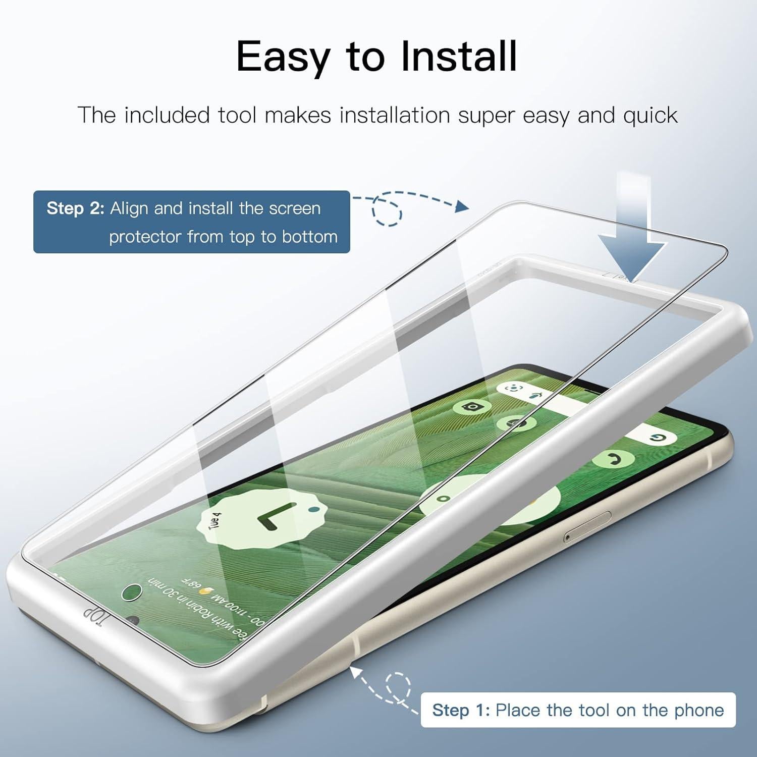 Protector de Pantalla JETech para Google Pixel 7 - Vidrio Templado HD