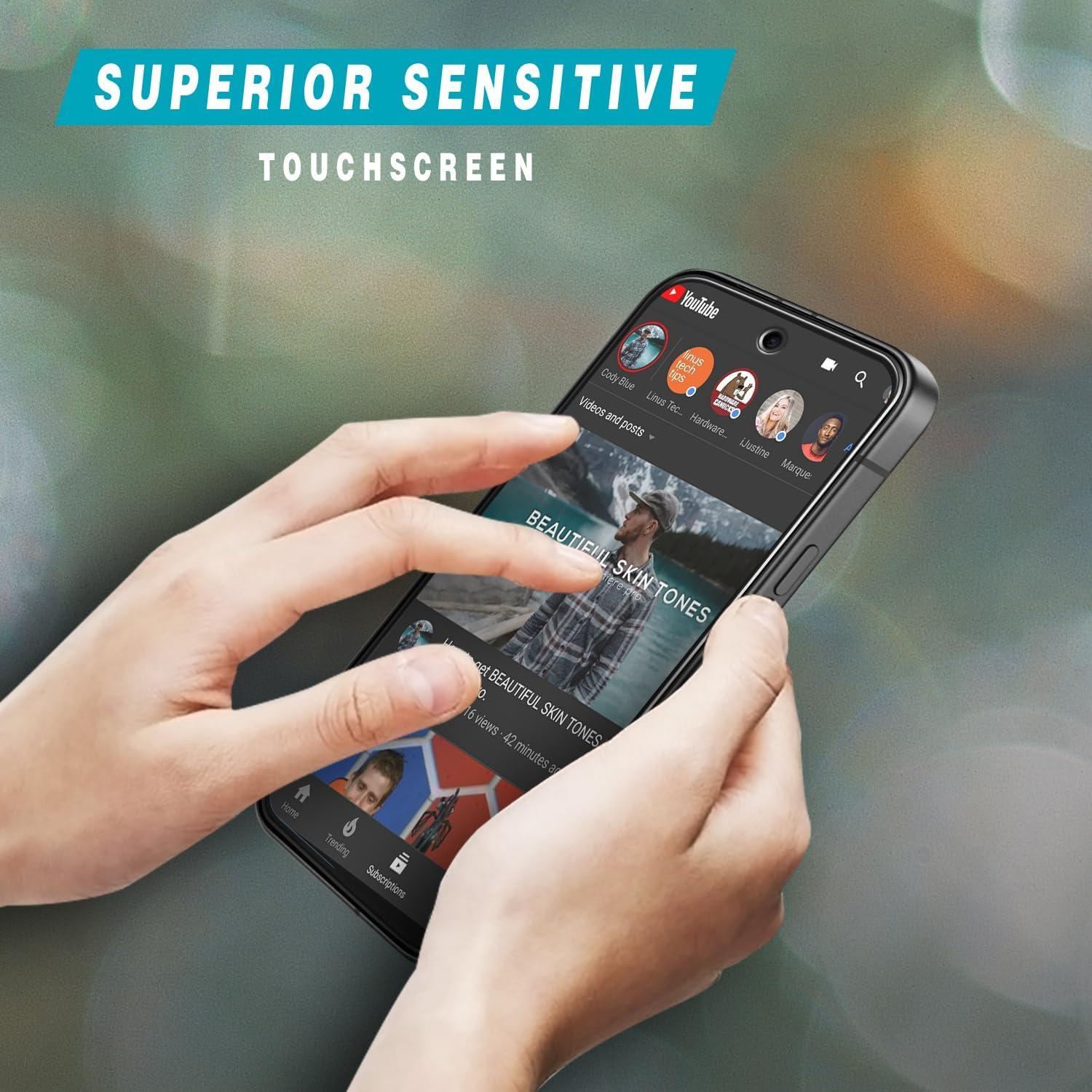 Protector de Pantalla Vidrio Templado Bencuku para Google Pixel 9A