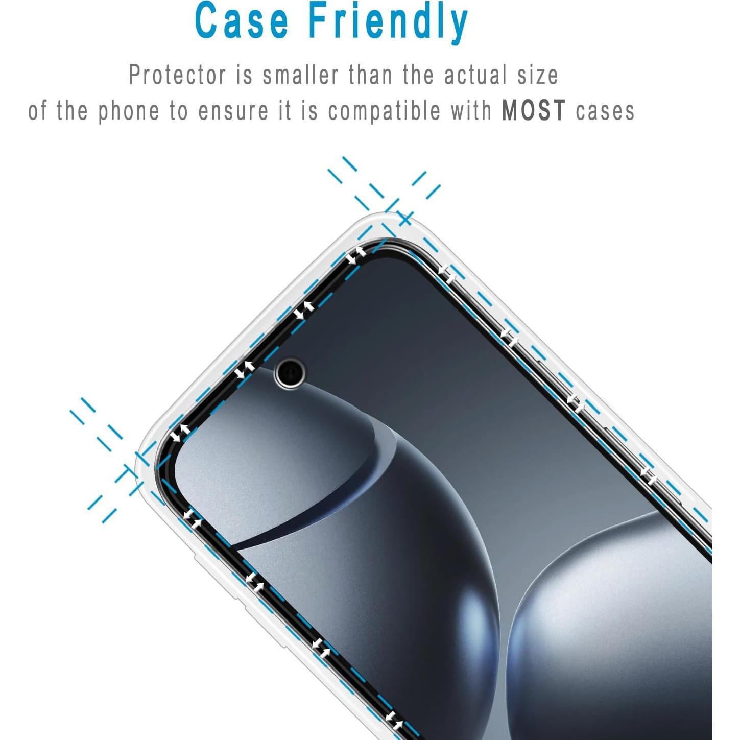 Protector de Pantalla Vidrio Templado Bencuku para Google Pixel 9A