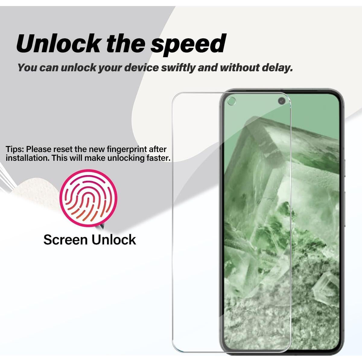 Protector de Pantalla Vidrio Templado BIGFACE para Pixel 8 5G