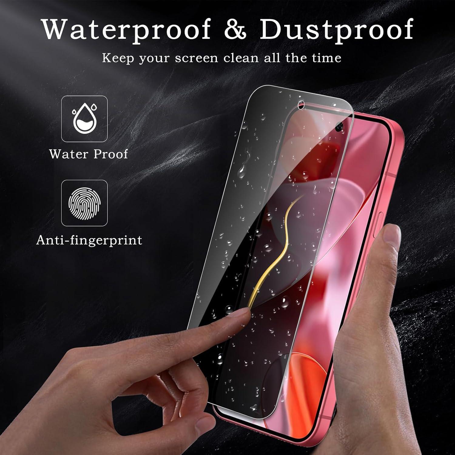 Protector de Pantalla Privado Vidrio Templado Google Pixel 9A - 3 Unidades