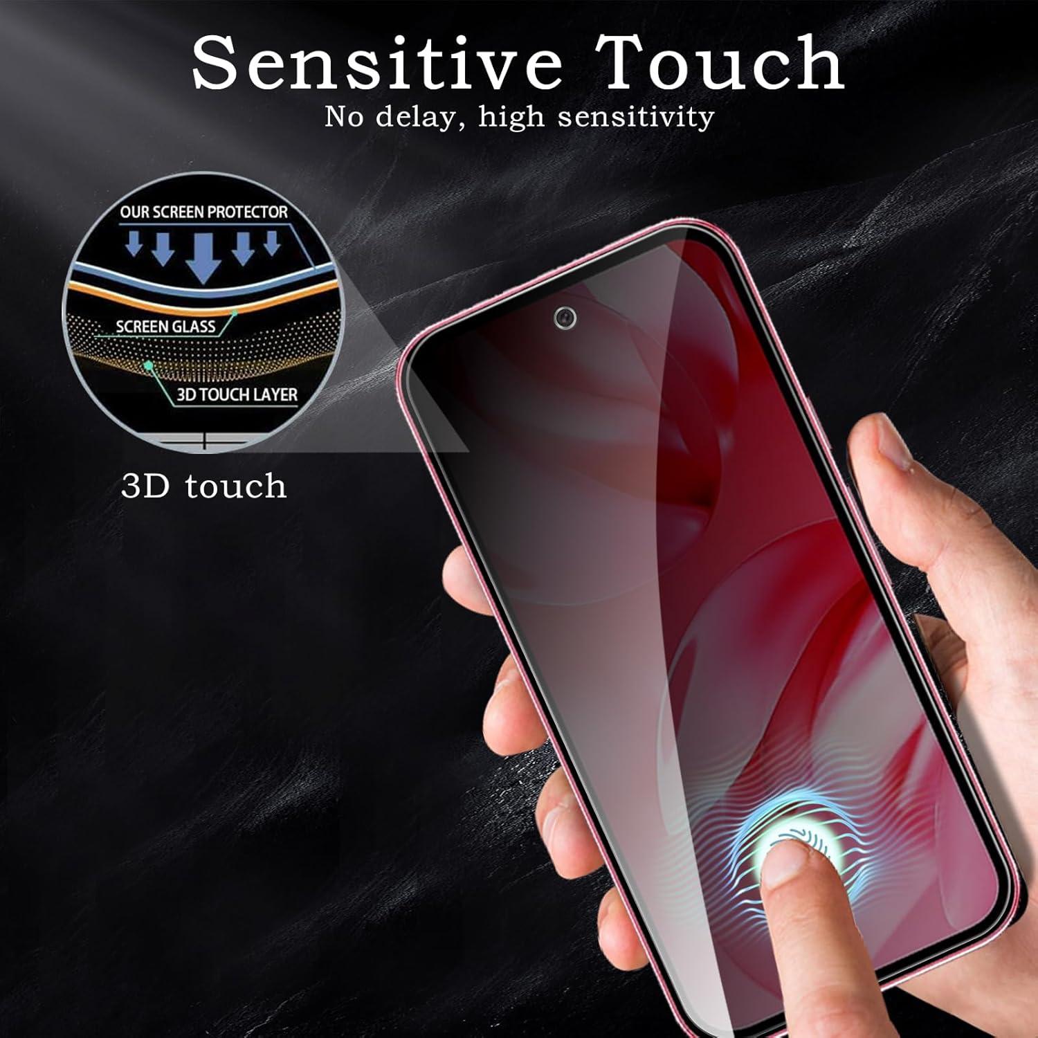 Protector de Pantalla Privado Vidrio Templado Google Pixel 9A - 3 Unidades