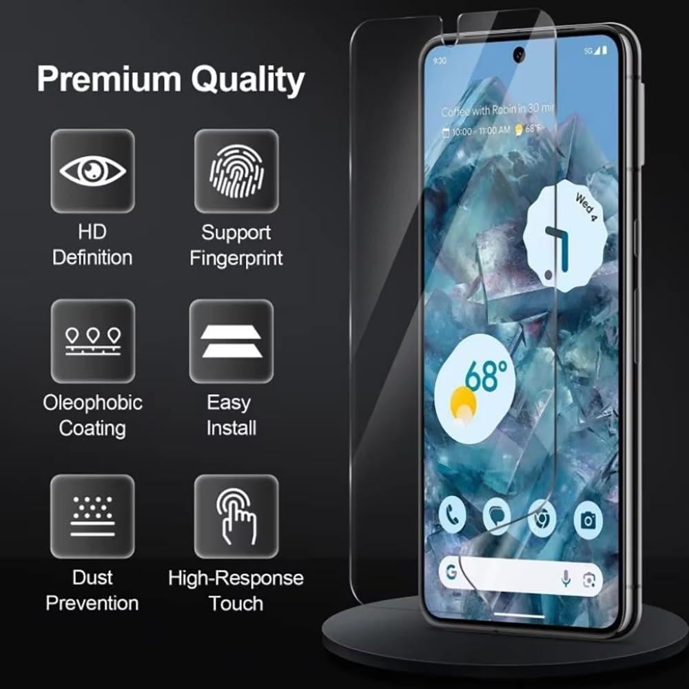 Protector de Pantalla Hidrogel TPU Lyepetik para Google Pixel 8a