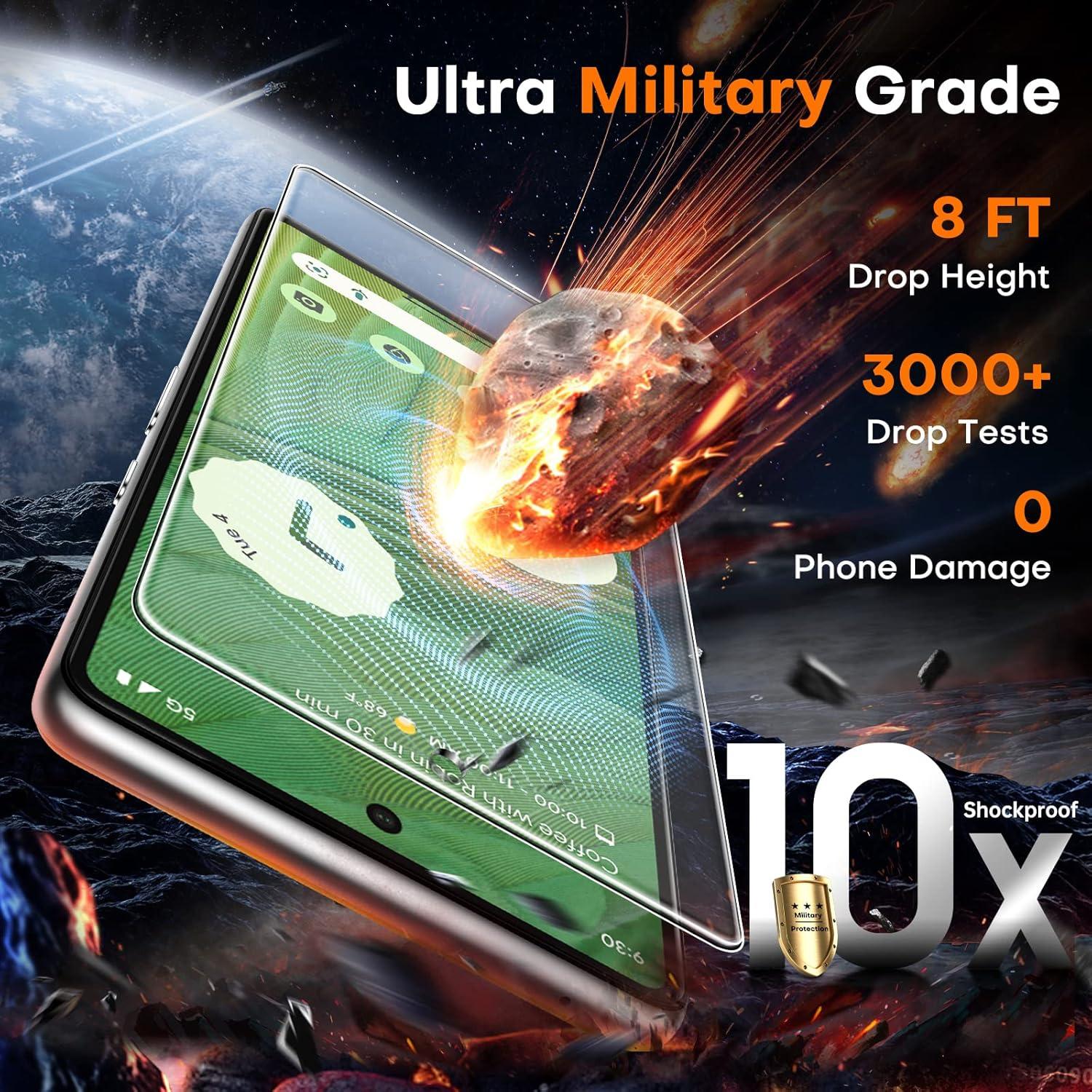 Paquete de 3 Protectores de Pantalla TOCOL para Google Pixel 7