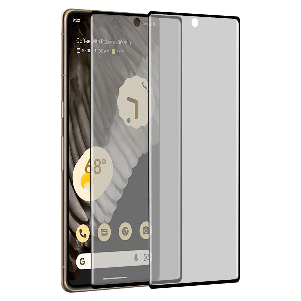 Protector de Pantalla Privado XINXUSONG para Pixel 7 Pro 5G - 2 Pcs