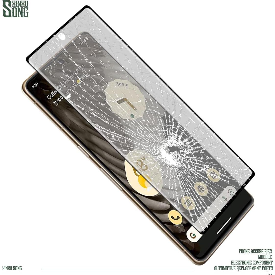 Protector de Pantalla Privado XINXUSONG para Pixel 7 Pro 5G - 2 Pcs