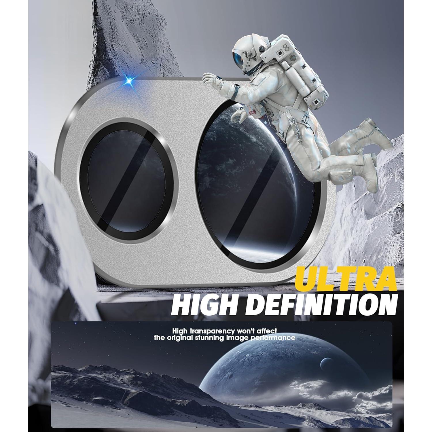 Protector de Lente de Cámara Orzero para Google Pixel 9a - Metal y Vidrio Premium