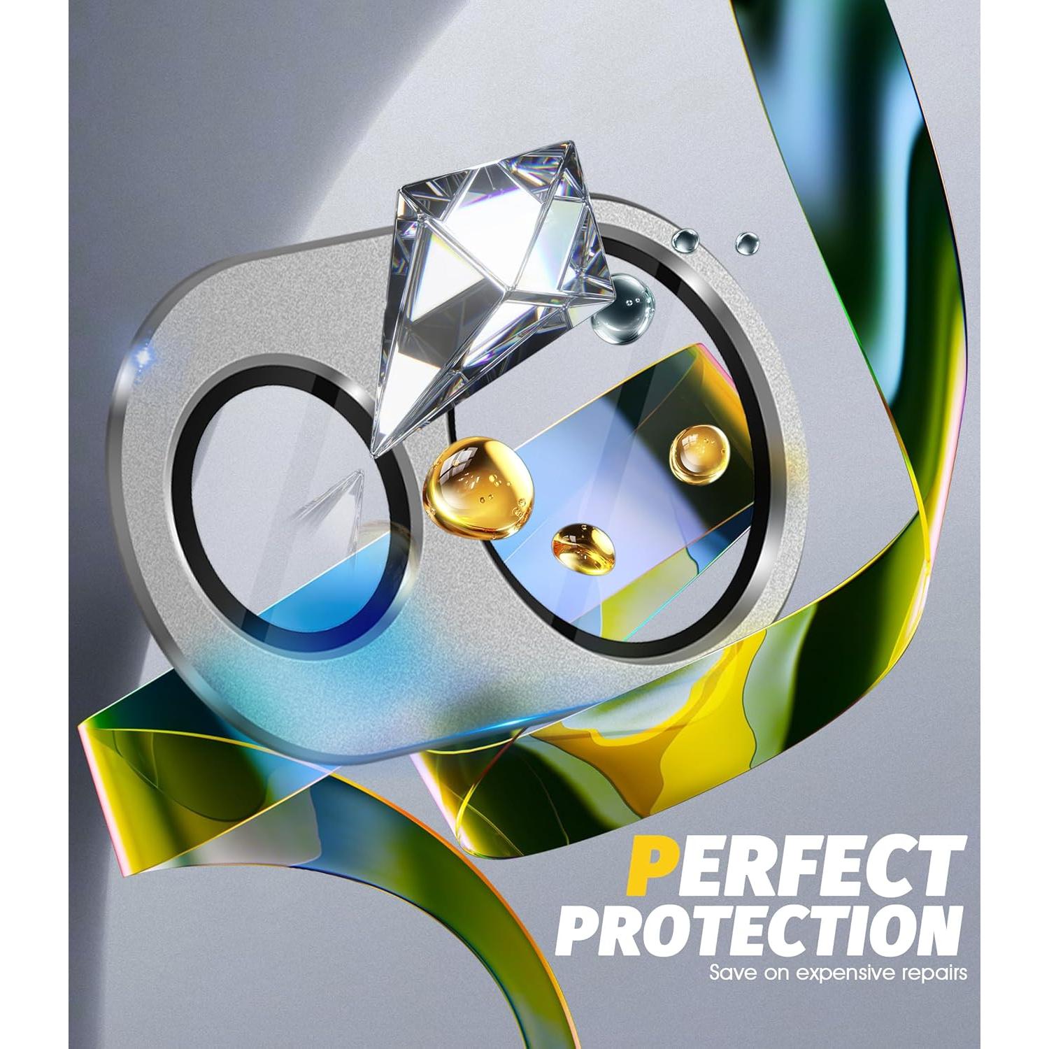 Protector de Lente de Cámara Orzero para Google Pixel 9a - Metal y Vidrio Premium