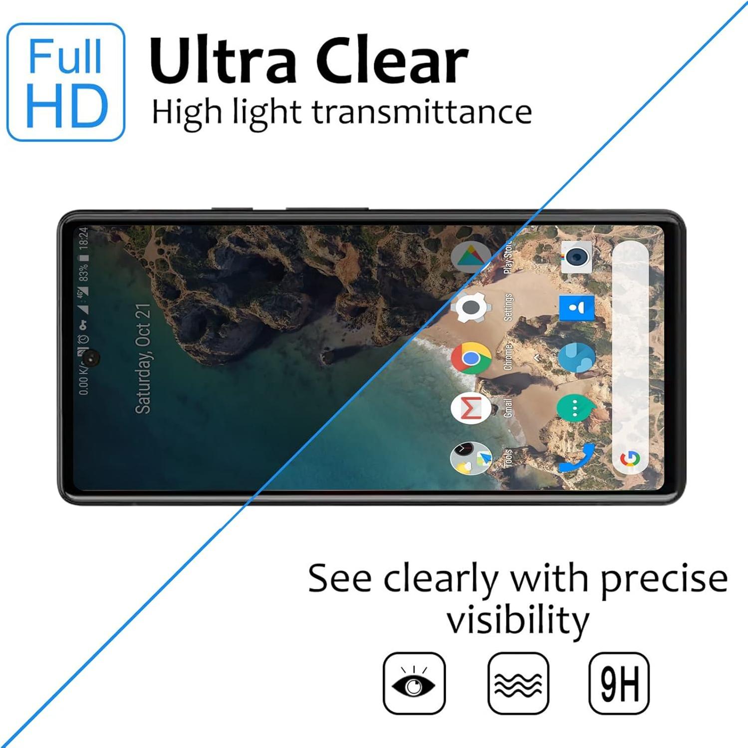 Protector de Pantalla Privado Vidrio Templado Lokyoo para Pixel 6A