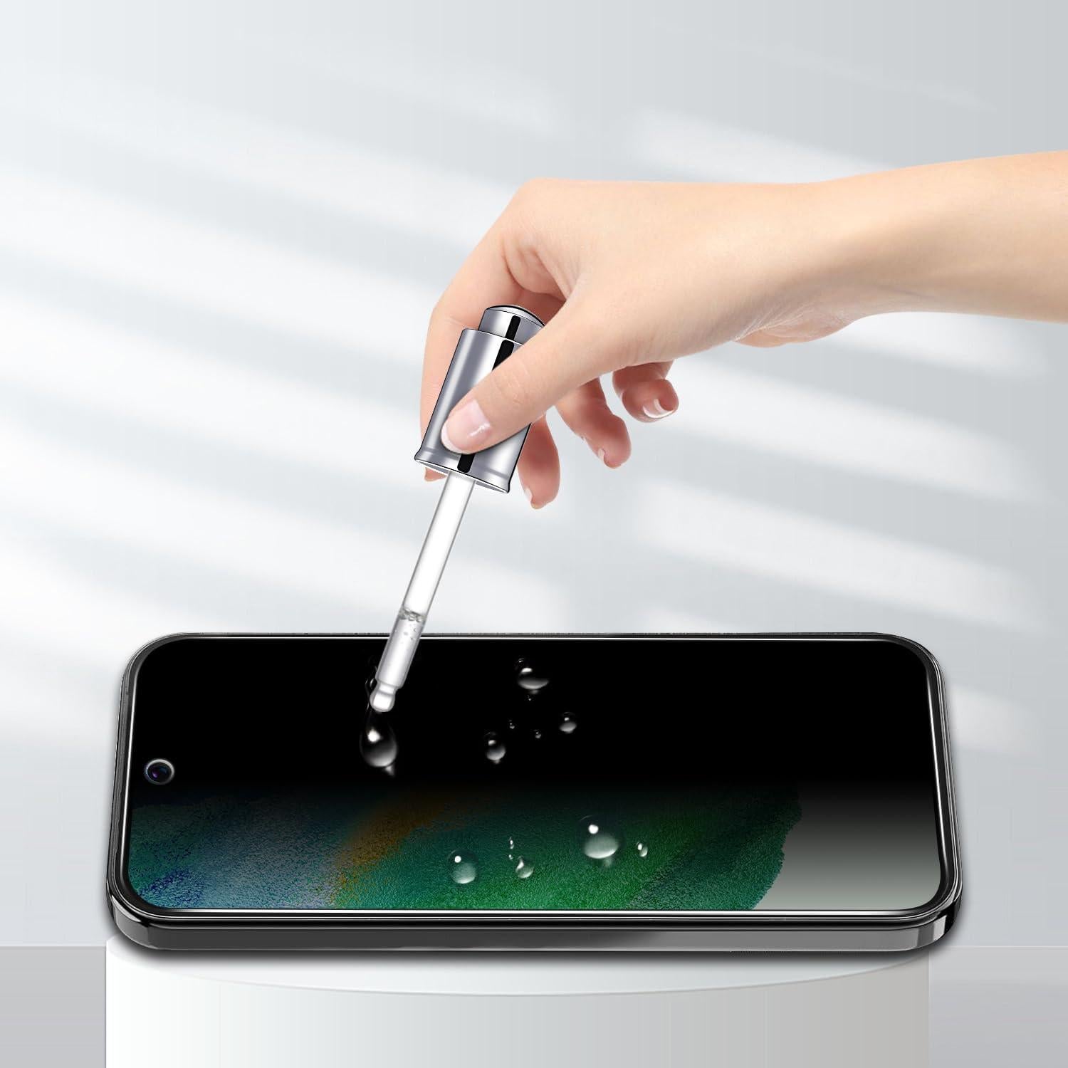 Protector de Pantalla Privado Pokolan para Google Pixel 9 Pro - 3 Pack Vidrio Templado