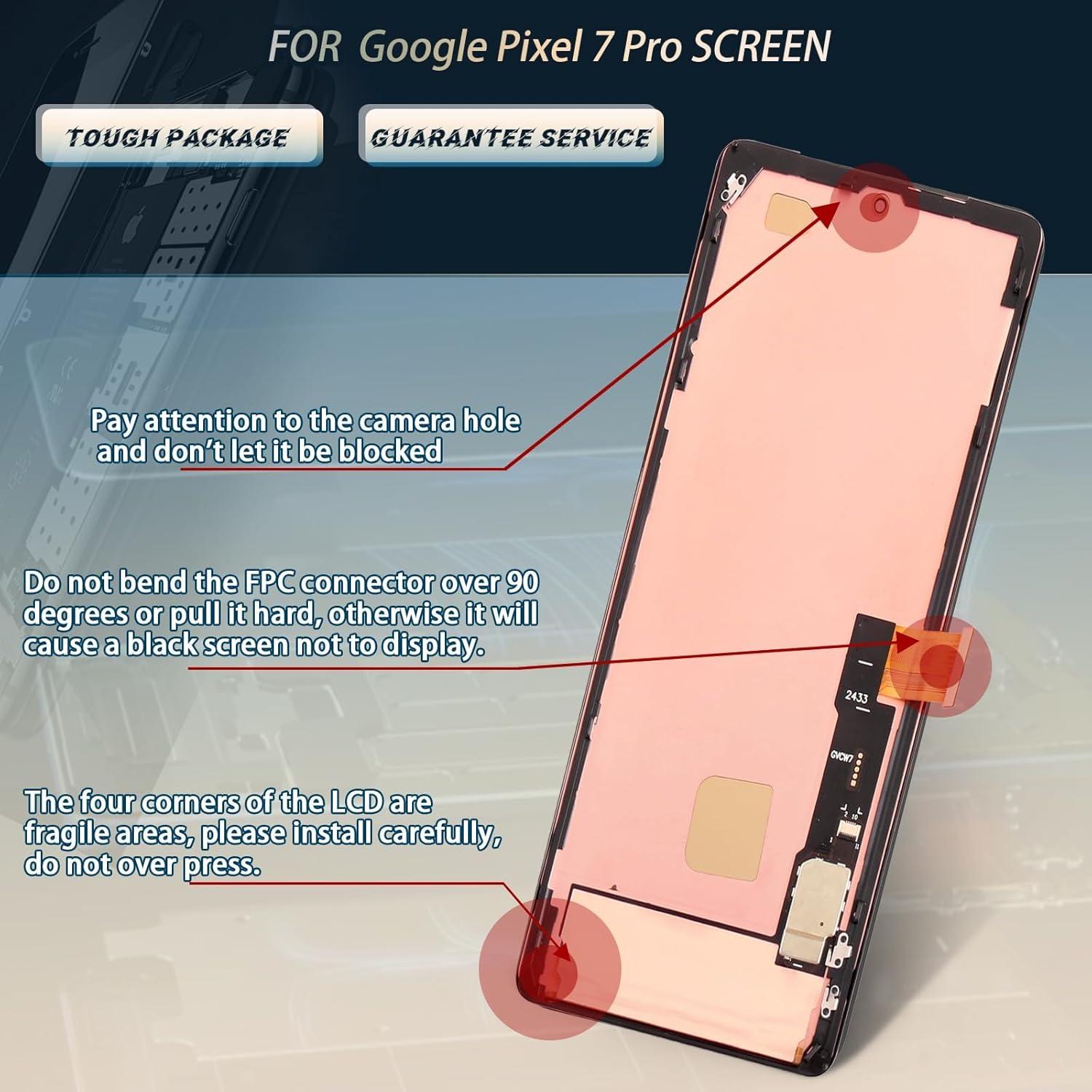 Reemplazo Pantalla LCD YWLRONG para Google Pixel 7 Pro