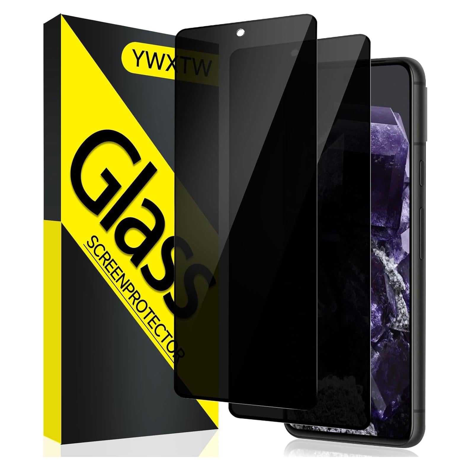 Protector de Pantalla Privado YWXTW para Google Pixel 8 - 2 Pack