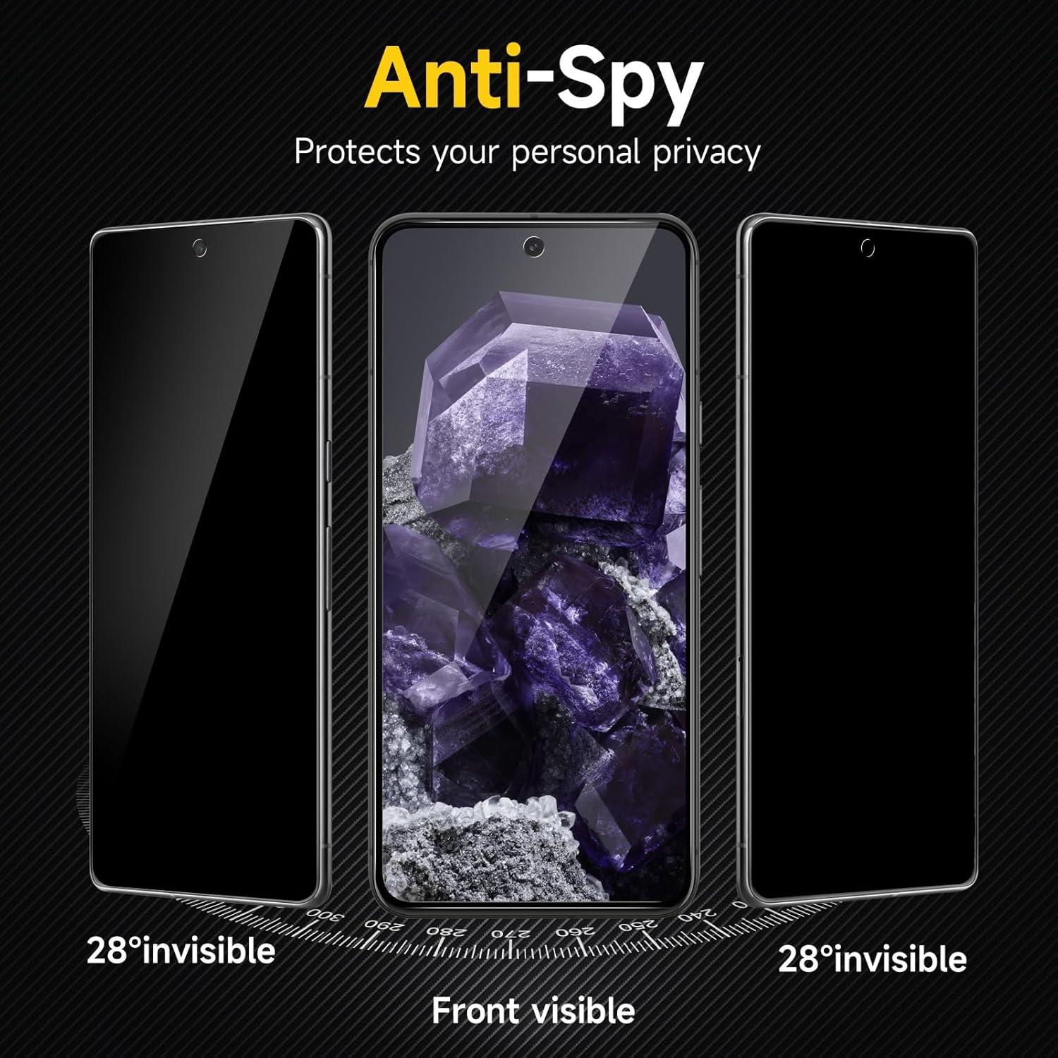 Protector de Pantalla Privado YWXTW para Google Pixel 8 - 2 Pack