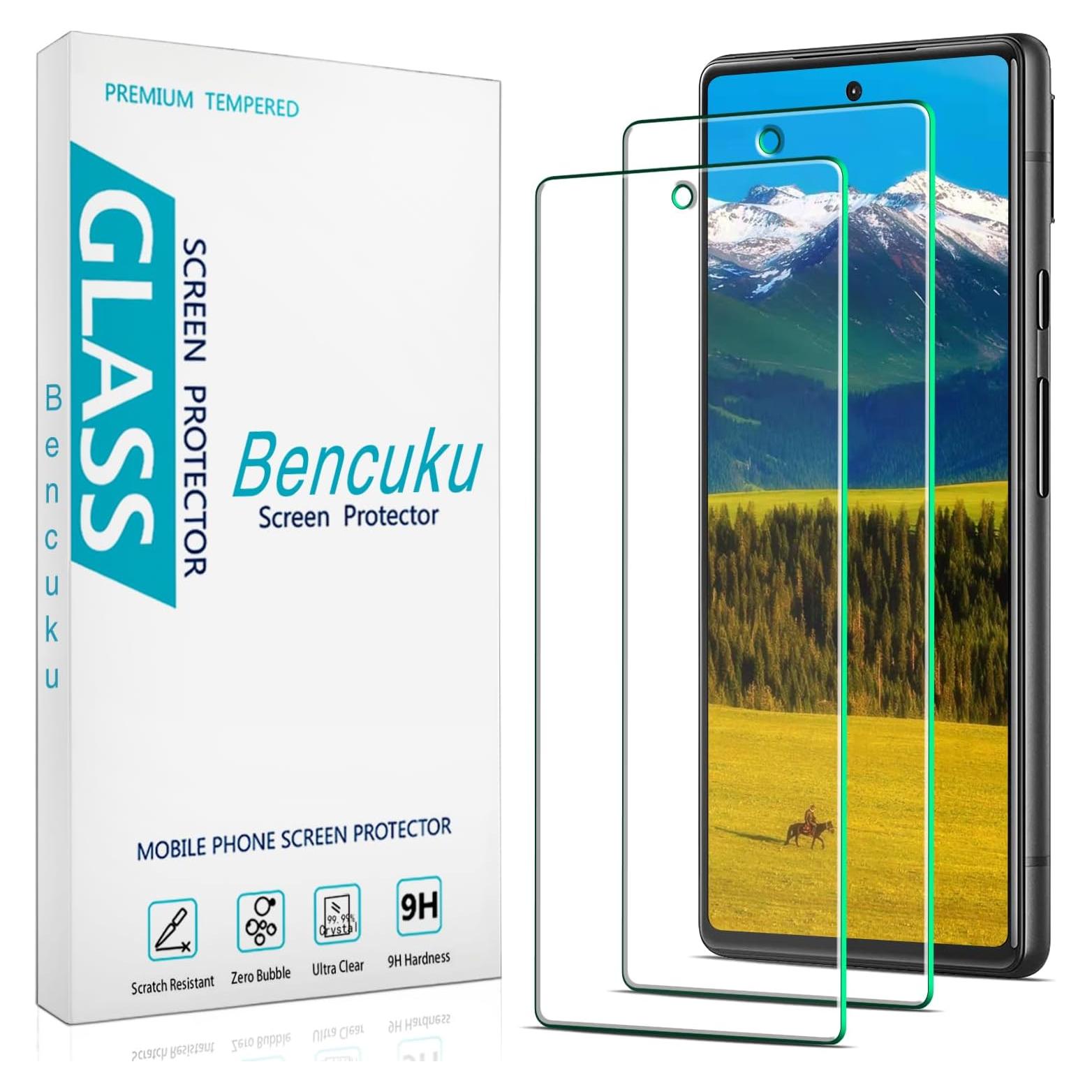 Protector de Pantalla Vidrio Templado Bencuku para Google Pixel 7A