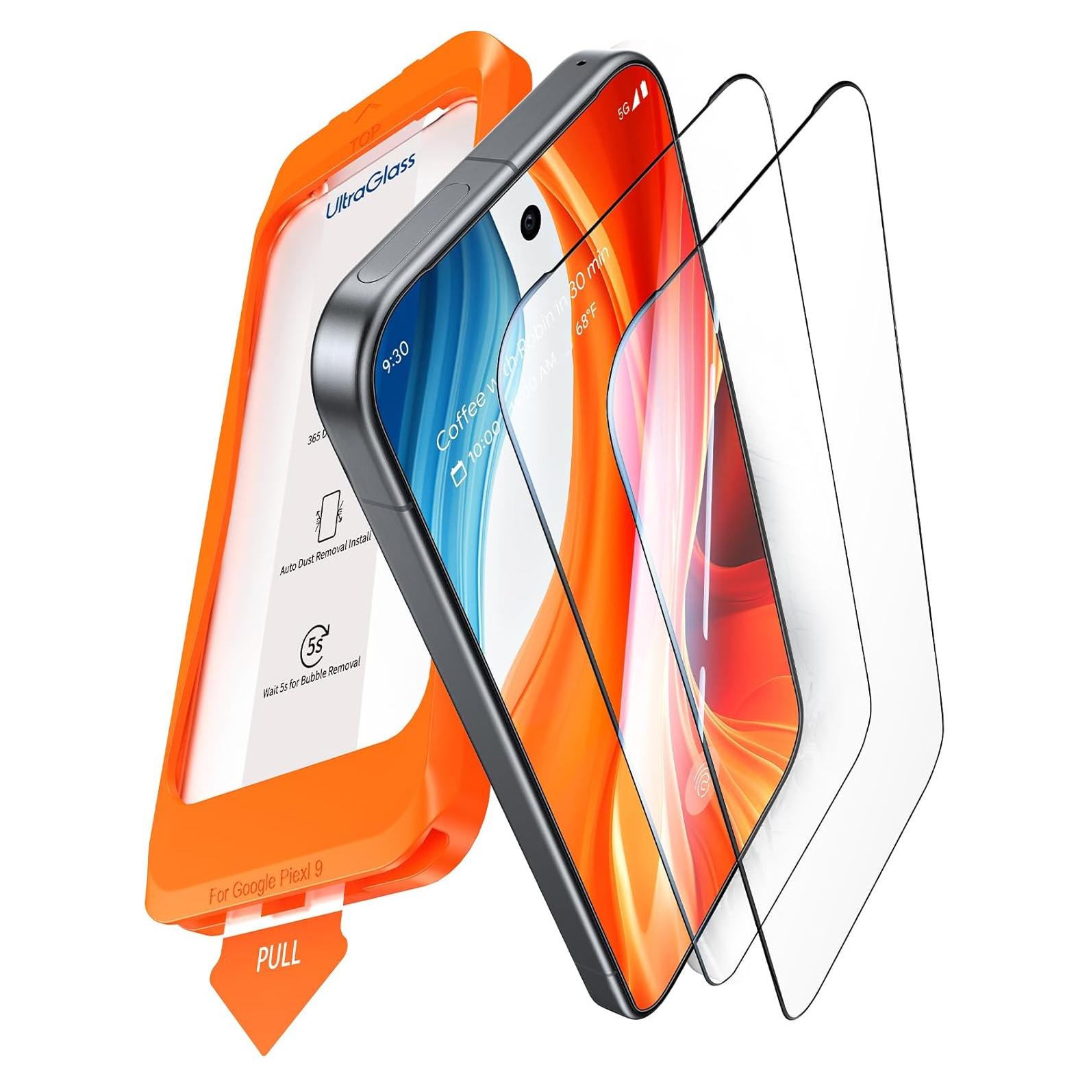 Protector de Pantalla UltraGlass 9H+ para Google Pixel 9 Pro