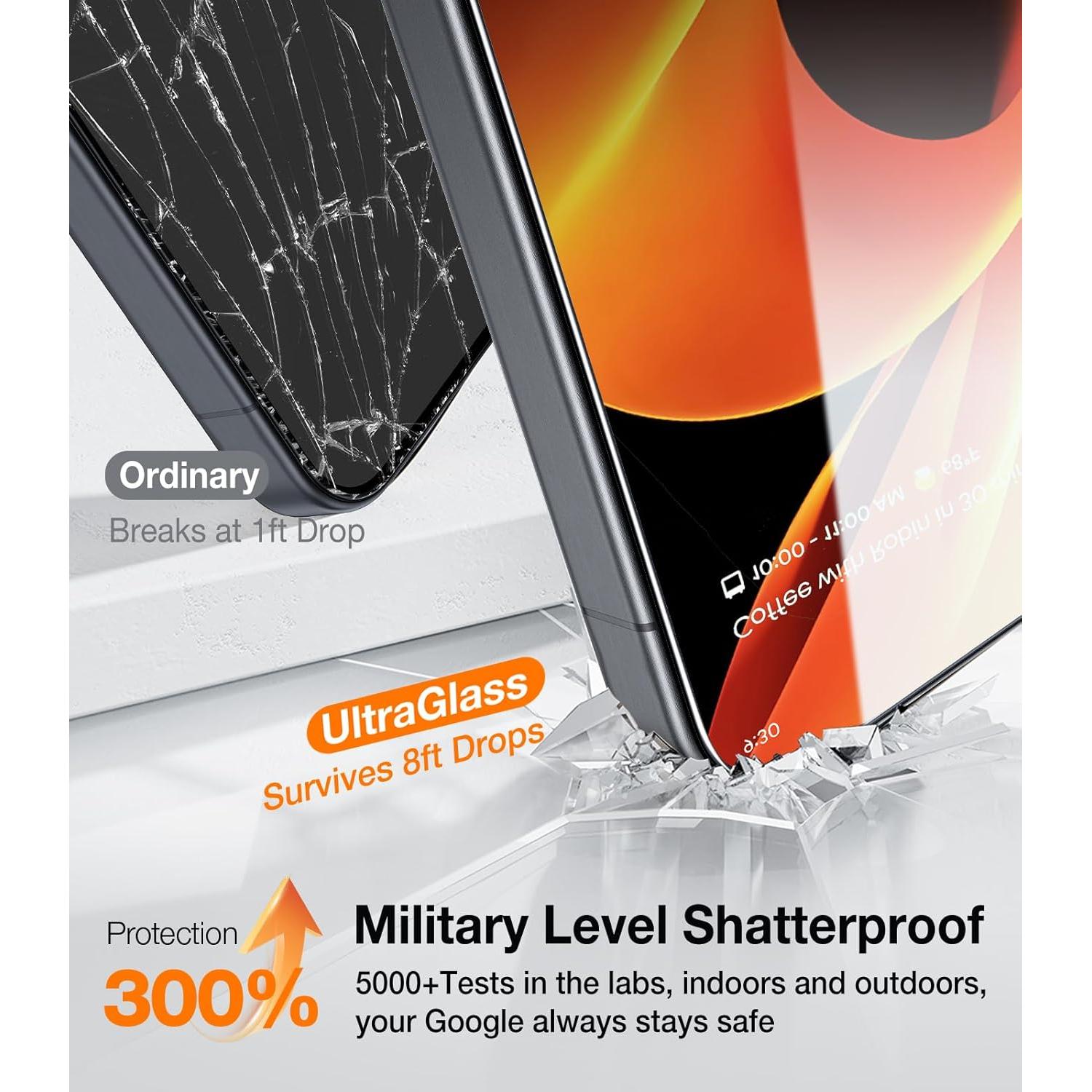 Protector de Pantalla UltraGlass 9H+ para Google Pixel 9 Pro