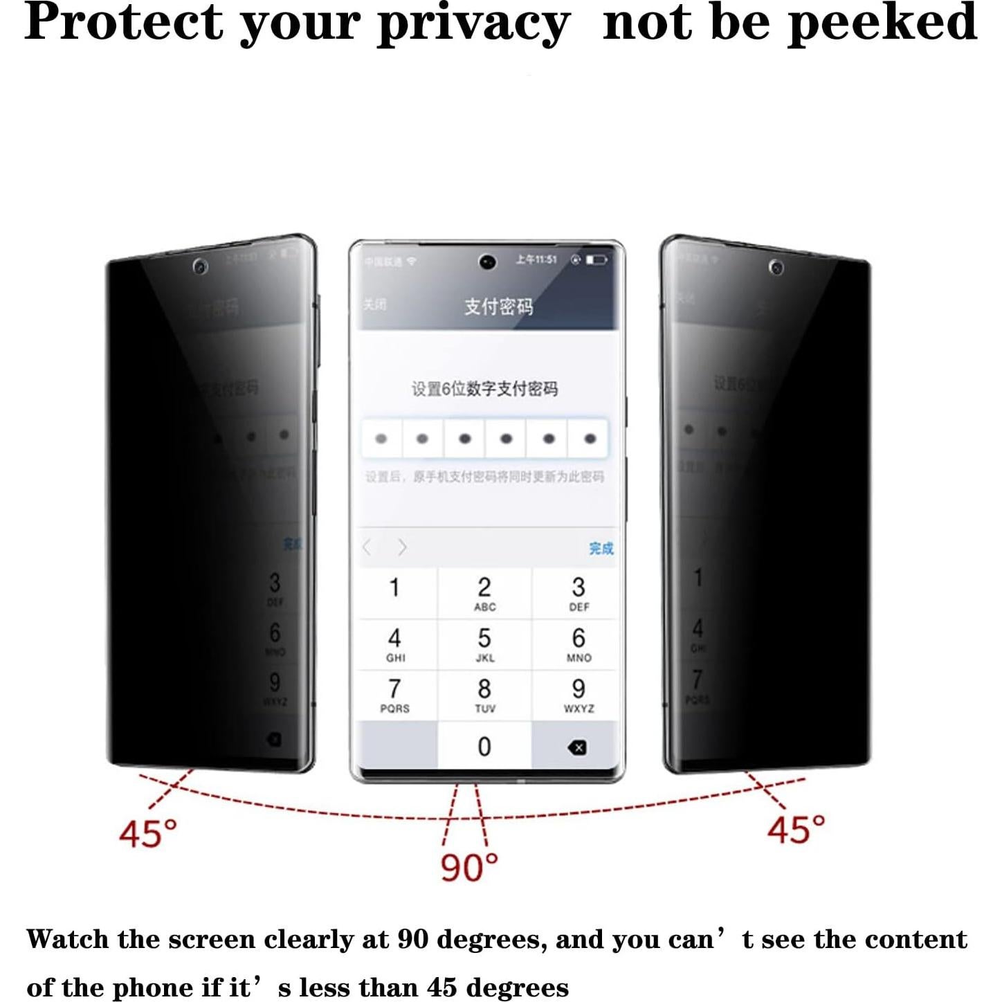 Protector de Pantalla Privacidad Google Pixel 7 Pro/6 Pro 2PCS