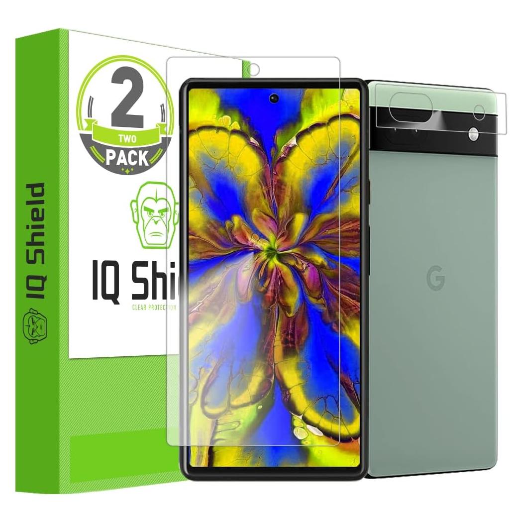 Protector de Pantalla IQShield para Google Pixel 6A - 2 Pack TPU