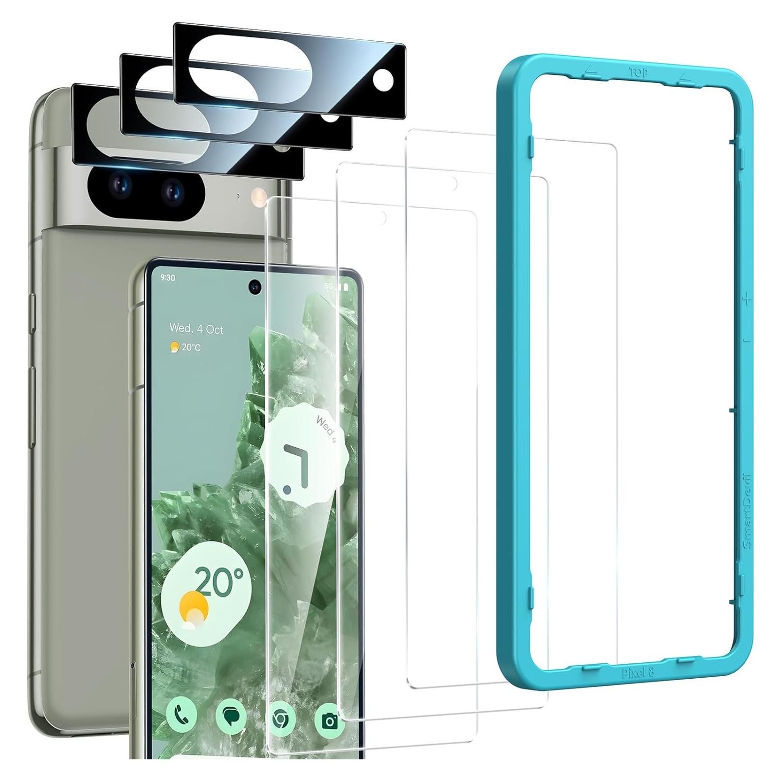 Protector de Pantalla SmartDevil para Google Pixel 8 - Vidrio Templado 9H