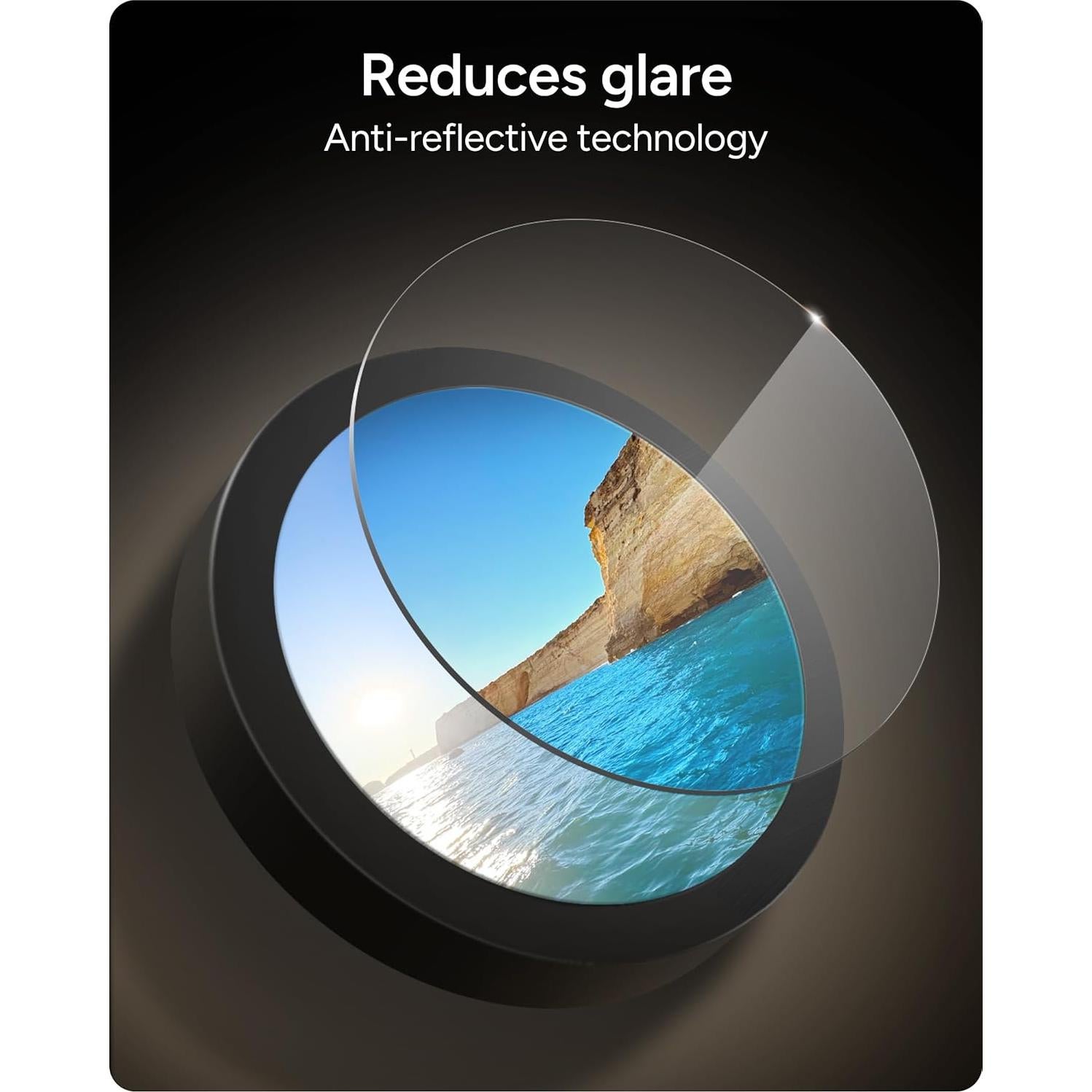 Protector de Lente ZAGG Glass Elite para Google Pixel 9a - Anti-Reflectante