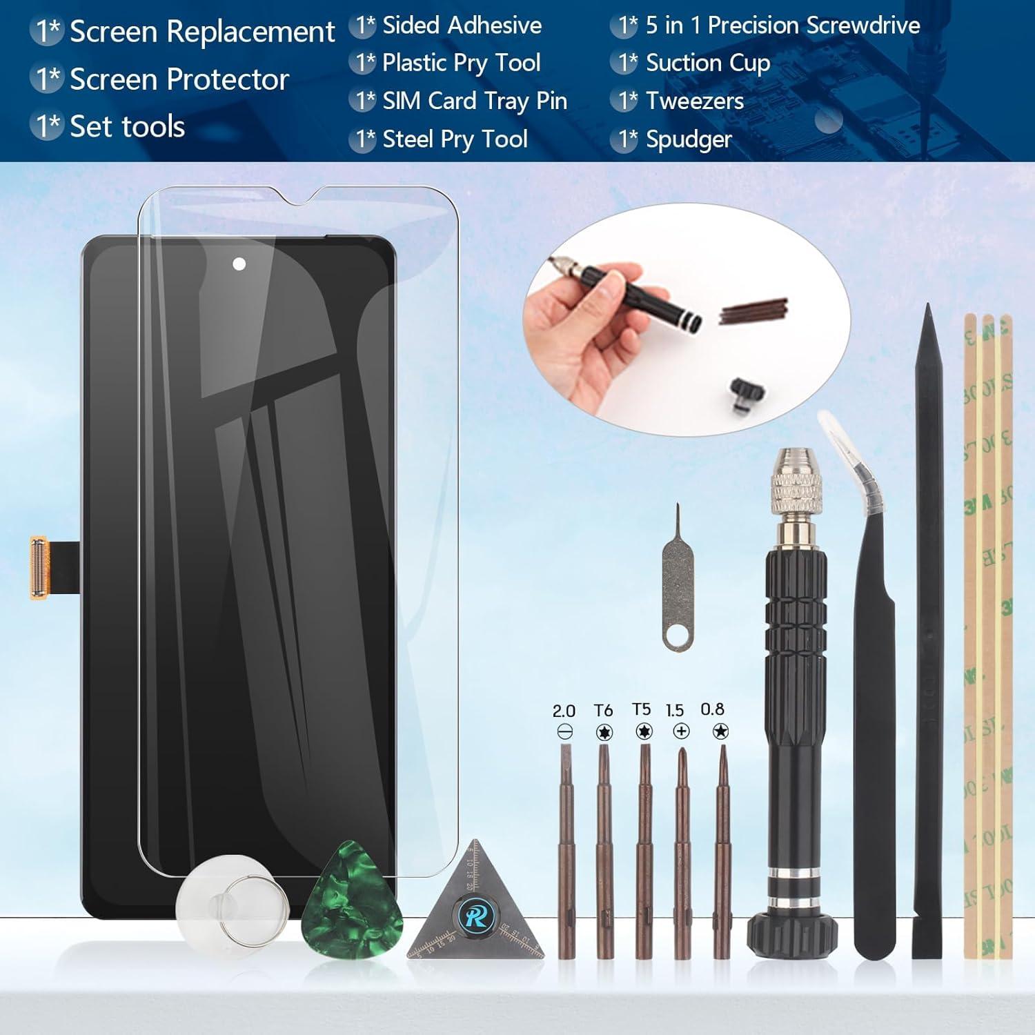 Reemplazo Pantalla OLED Google Pixel 7 YWLRONG con Herramientas