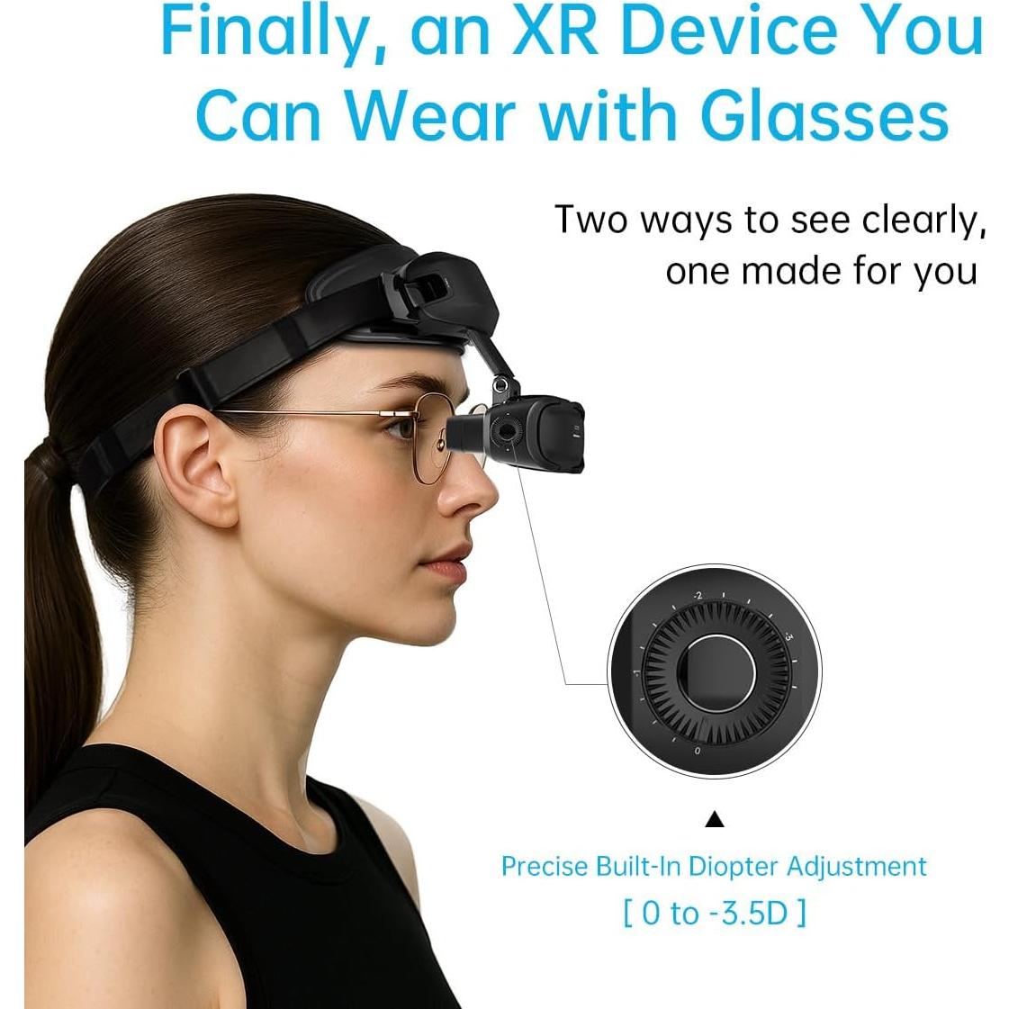 GOOVIS Art XR Pantalla Montada en la Cabeza 110'' FHD Micro-OLED