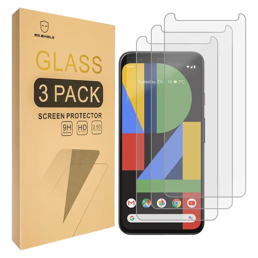 Protector de Pantalla Vidrio Templado Mr.Shield para Google Pixel 4 XL