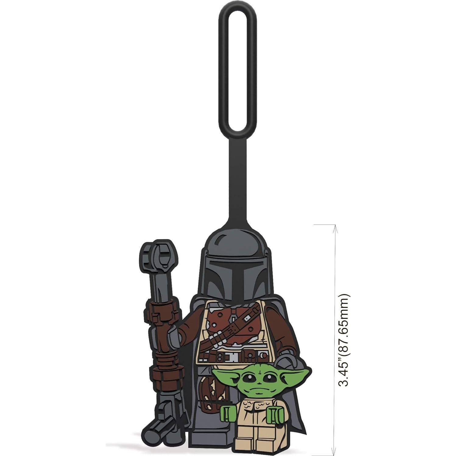 Etiqueta de Equipaje Silicona LEGO Star Wars Mandalorian 16.51 cm