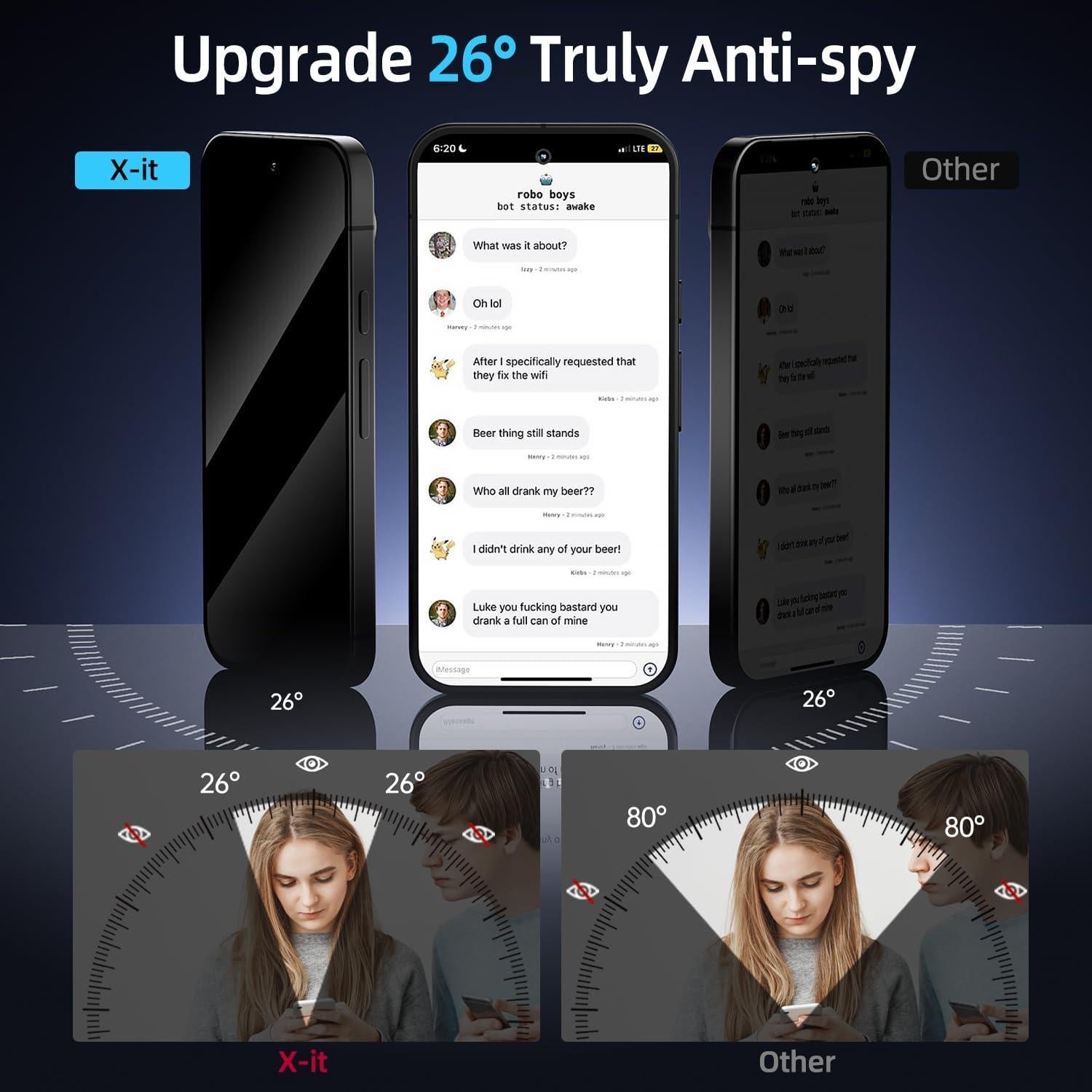 Protector de Pantalla X-it para Google Pixel 9 Privacidad