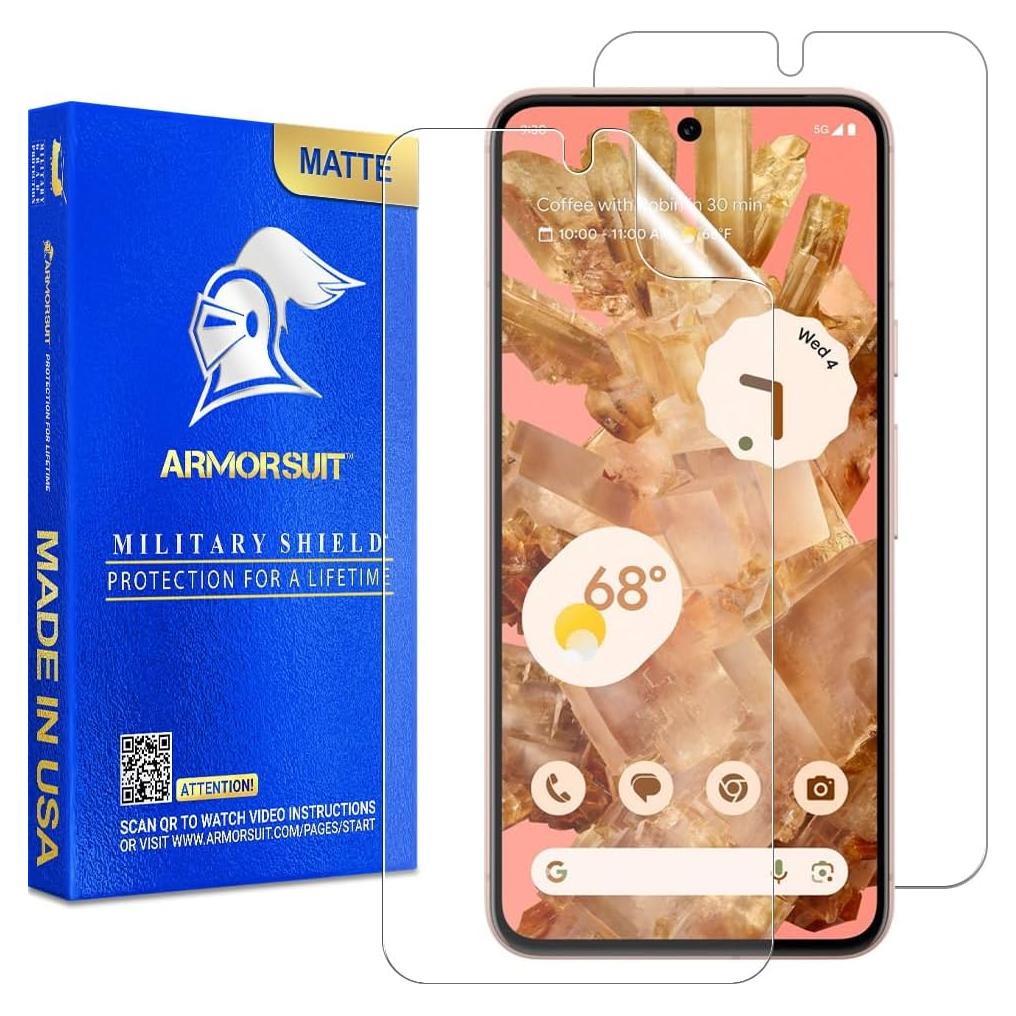 Protector de Pantalla Mate ArmorSuit para Google Pixel 8 - 2 Pack