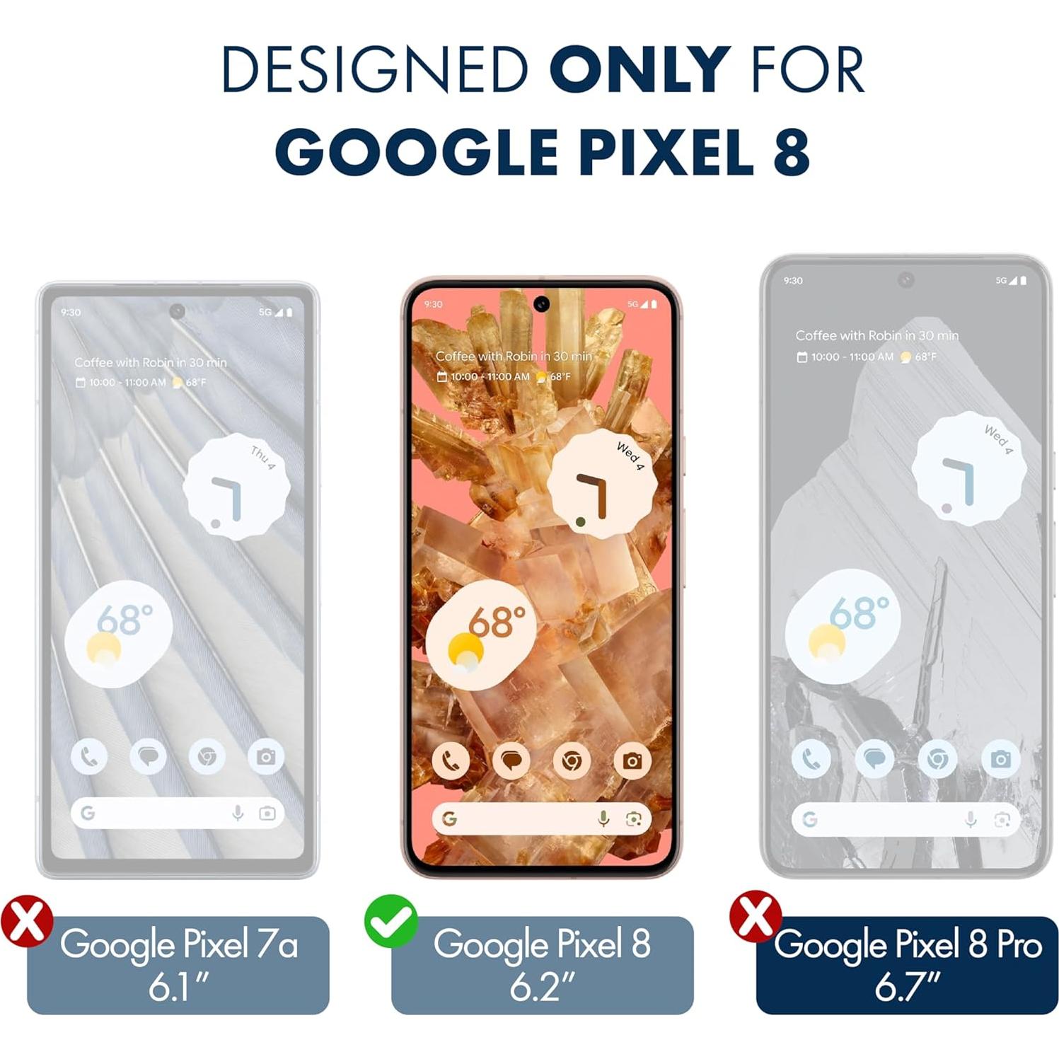 Protector de Pantalla Mate ArmorSuit para Google Pixel 8 - 2 Pack