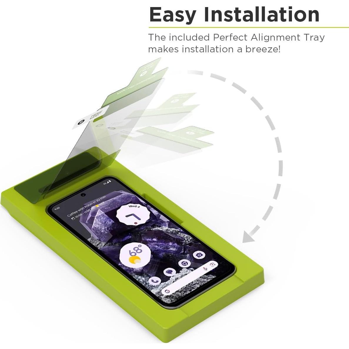 Protector de Pantalla Vidrio Templado PureGear para Google Pixel 8