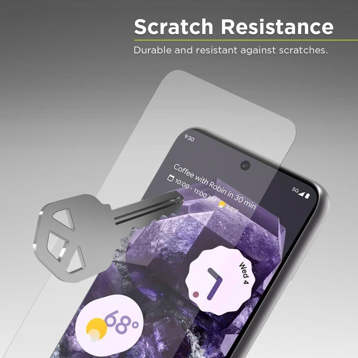 Protector de Pantalla Vidrio Templado PureGear para Google Pixel 8