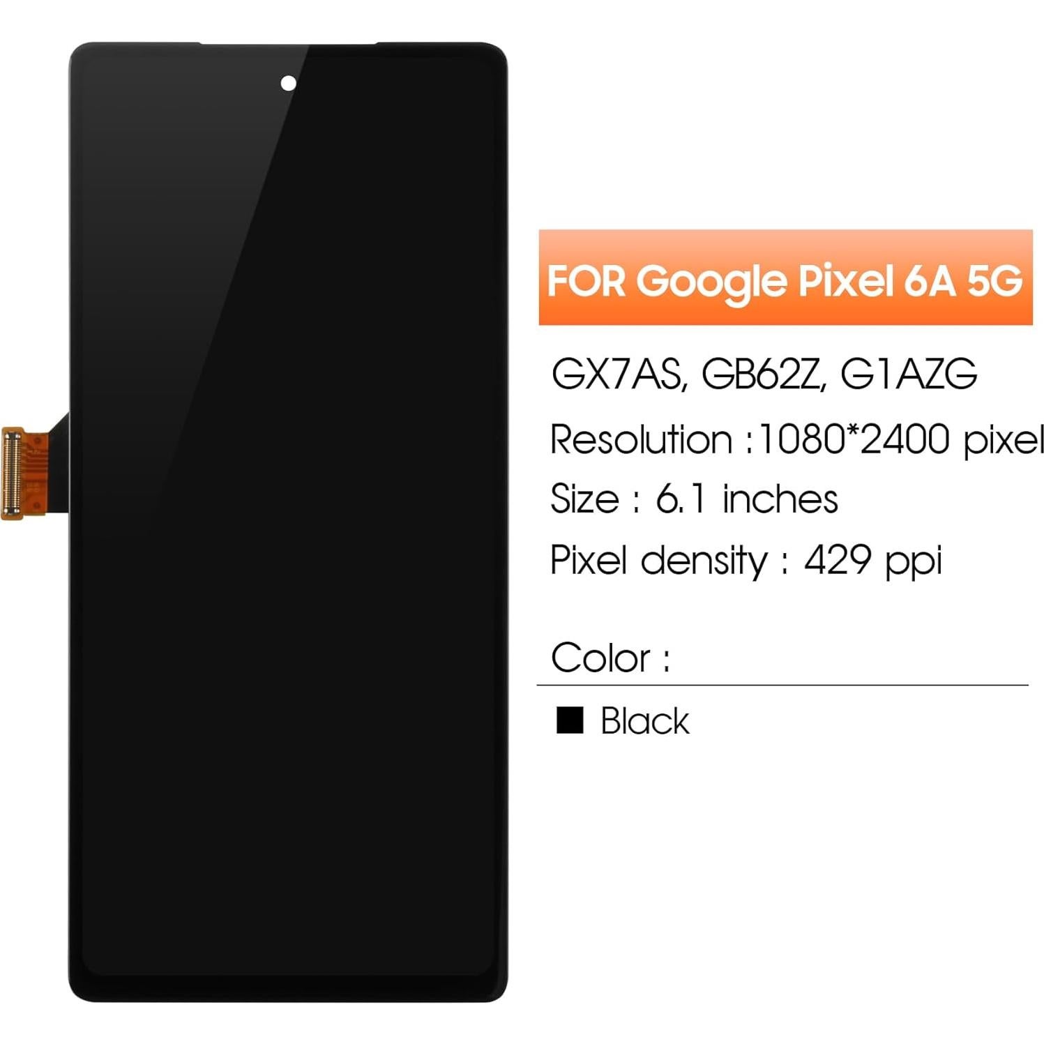 Reemplazo Pantalla LCD Google Pixel 6A 5G Táctil 124.74g