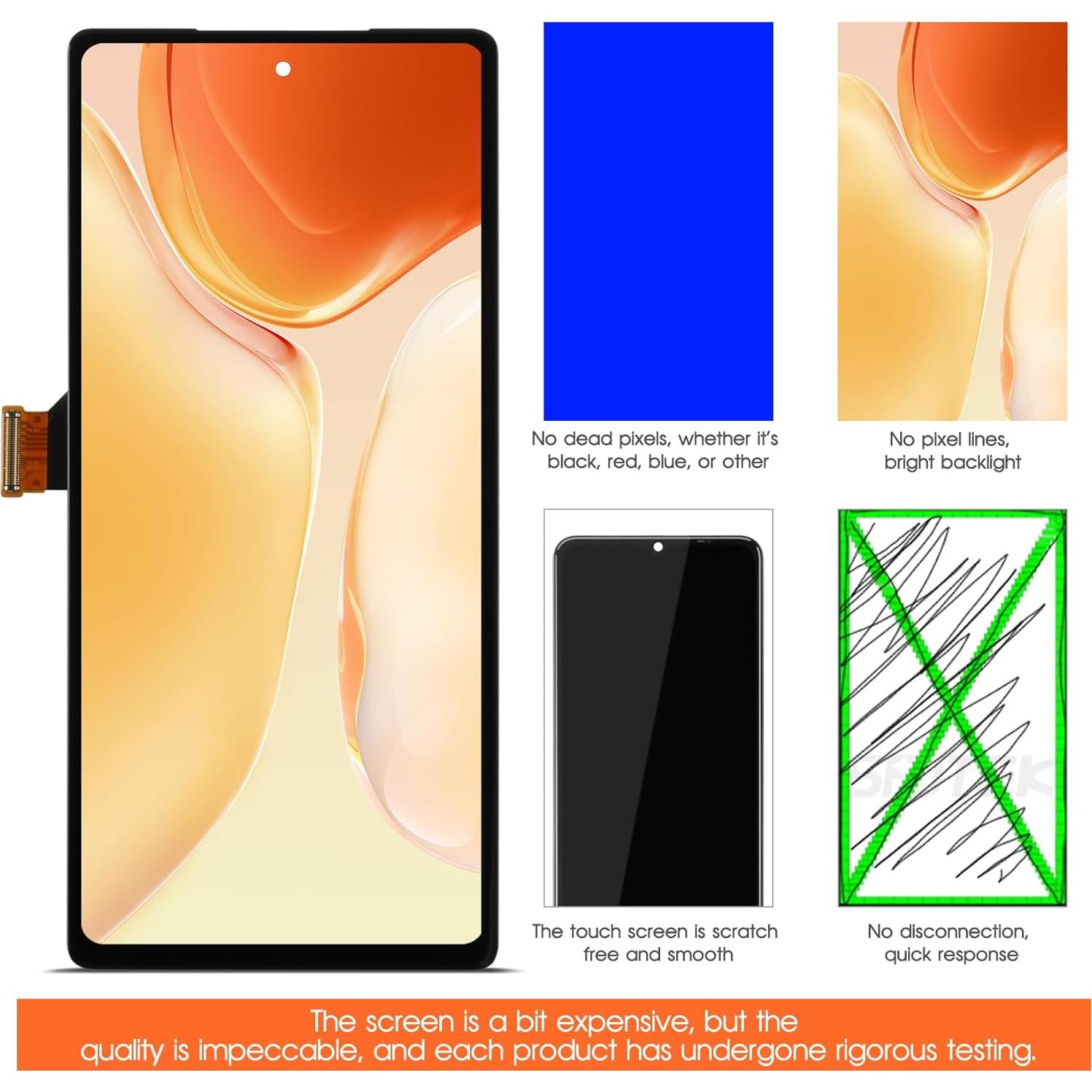 Reemplazo Pantalla LCD Google Pixel 6A 5G Táctil 124.74g