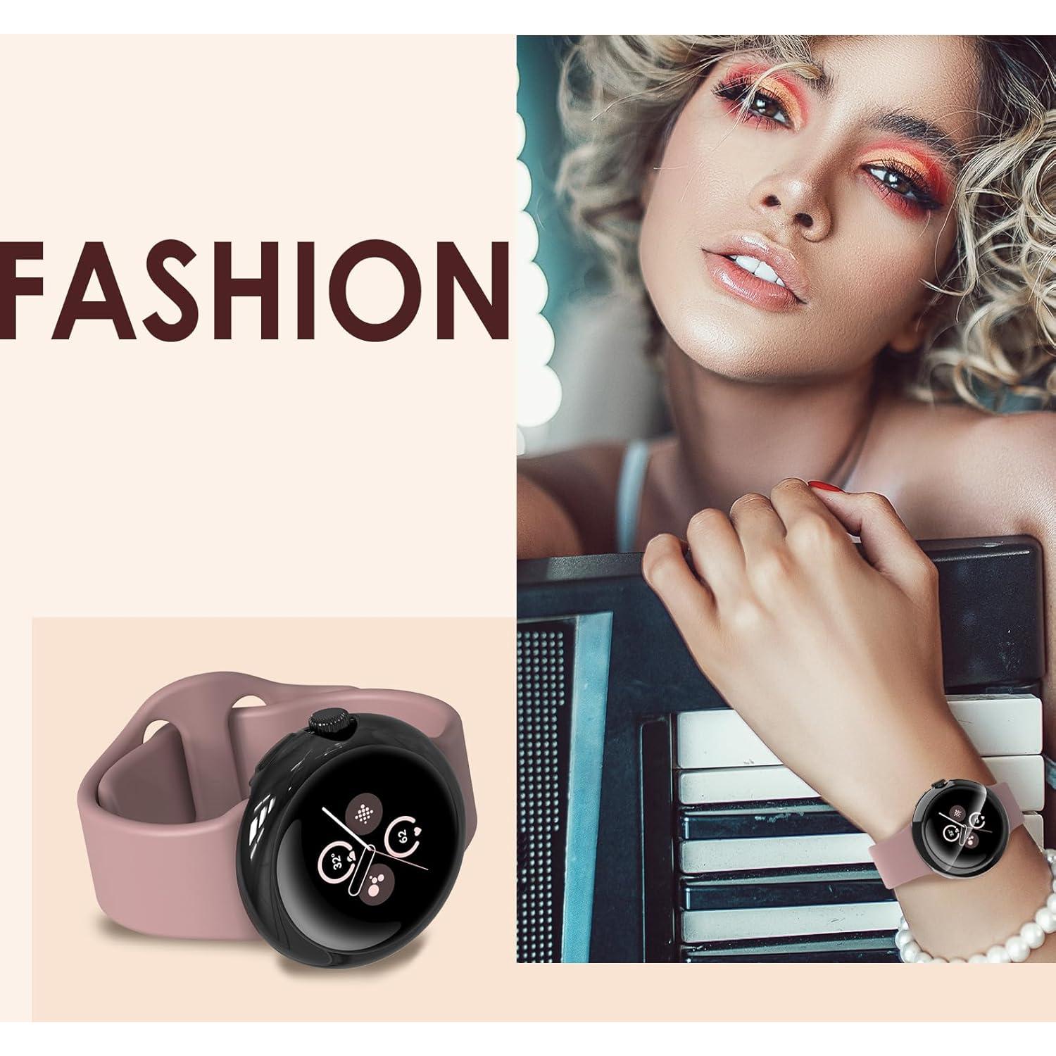 Funda Bumper Suave Simpeak 5-Pack para Google Pixel Watch 2/1 41mm