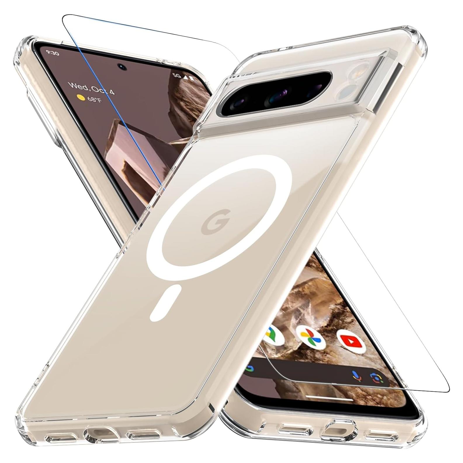 Carcasa Ottplus para Google Pixel 8 Pro con Protector de Pantalla