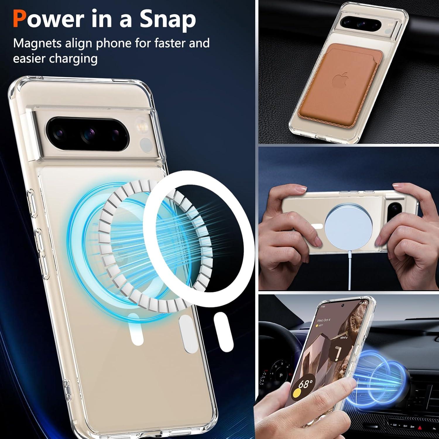 Carcasa Ottplus para Google Pixel 8 Pro con Protector de Pantalla