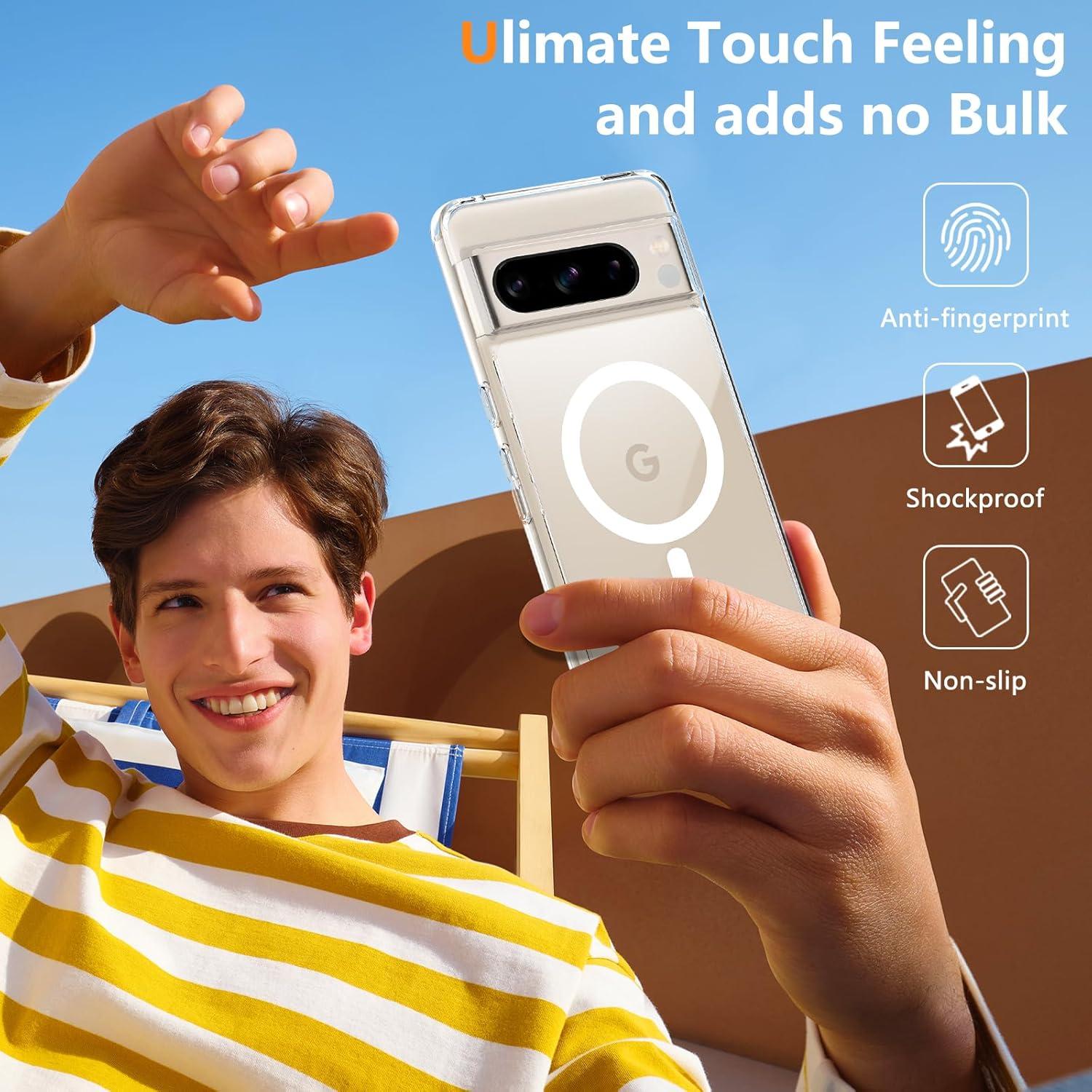 Carcasa Ottplus para Google Pixel 8 Pro con Protector de Pantalla