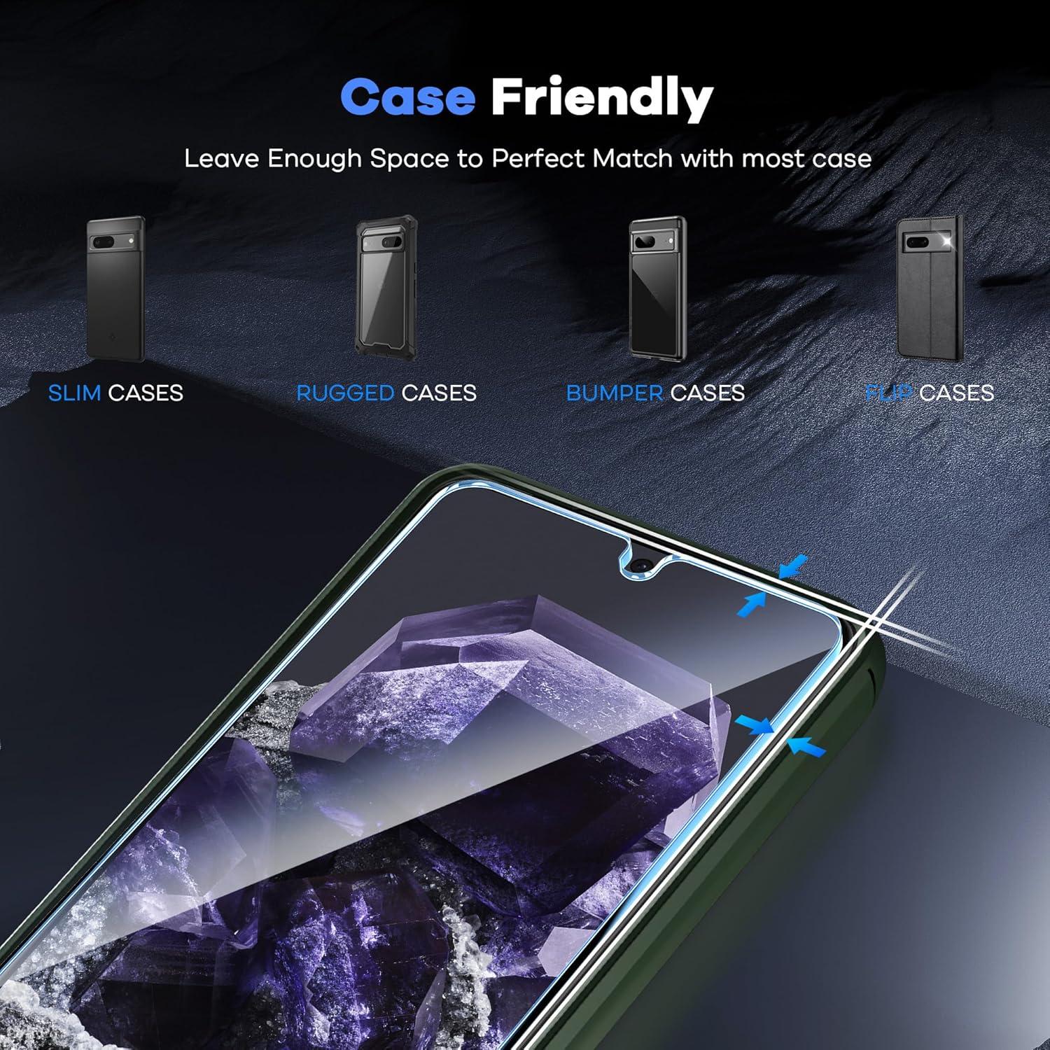 Protector de Pantalla Vidrio Templado AACL para Google Pixel 8 3-Pack