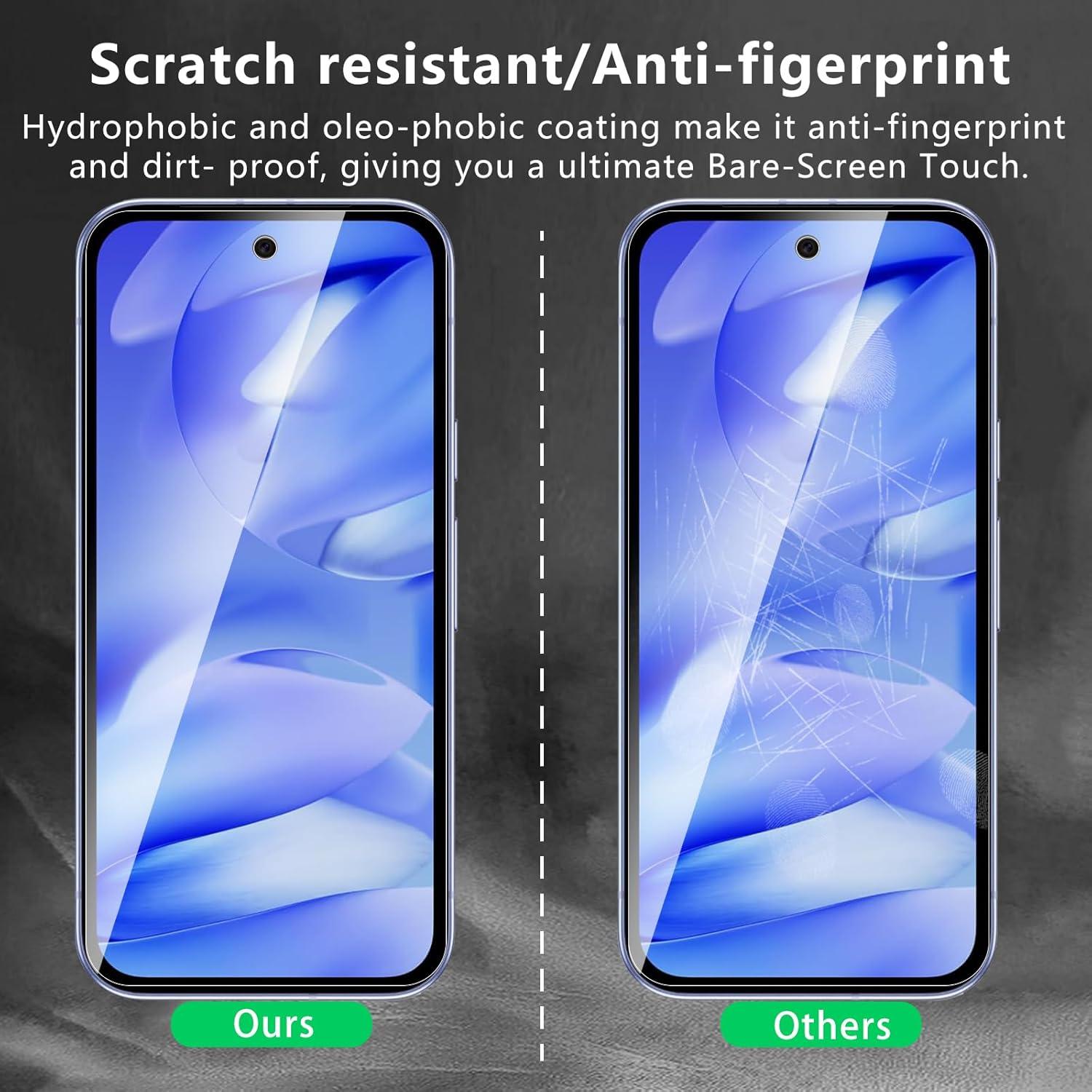 Paquete de 3 Protectores de Pantalla y Lente para Google Pixel 9A