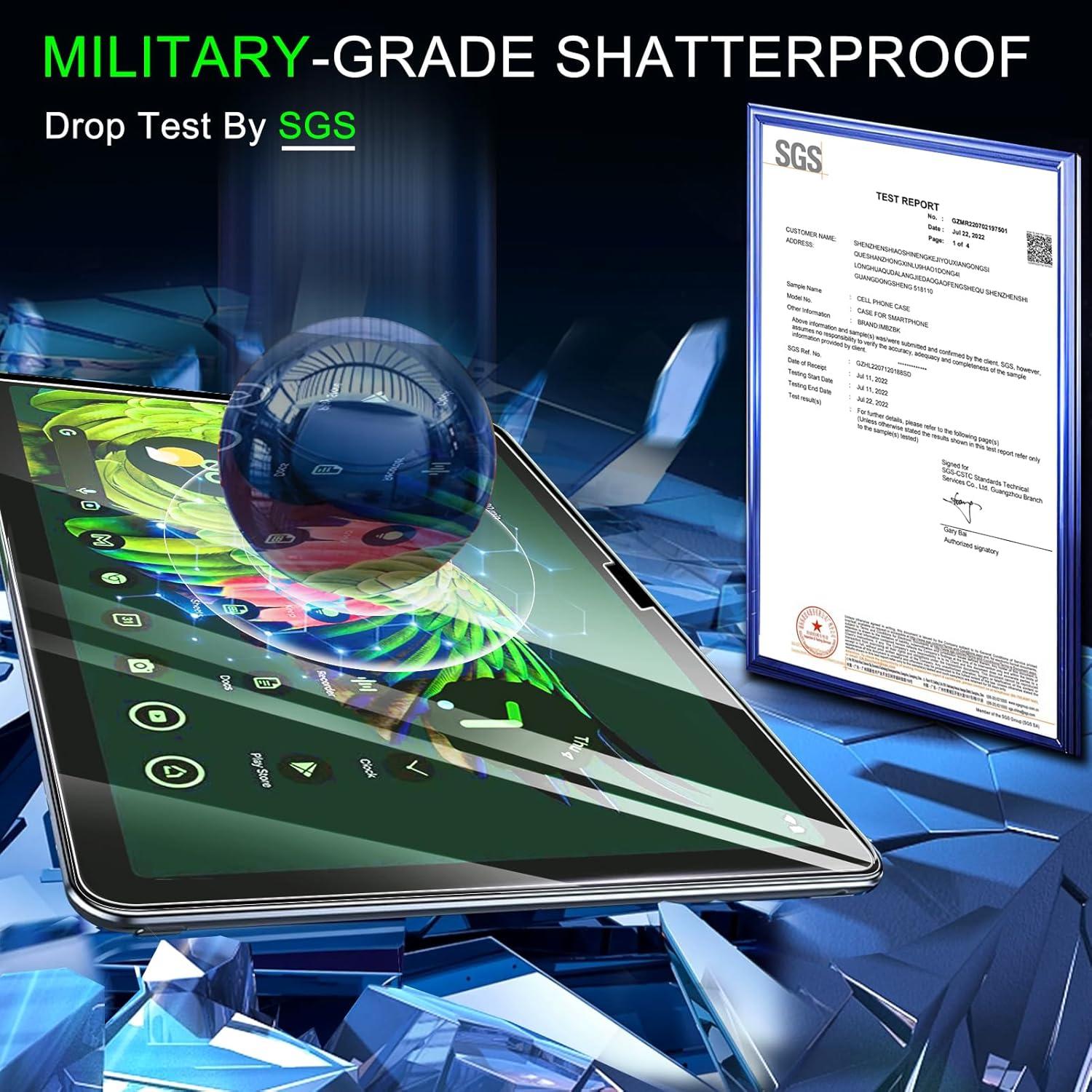 Protector de Pantalla IMBZBK para Google Pixel Tablet 2023 - 3 Paquete, Vidrio Templado Ultra HD, Anti-Rasguños