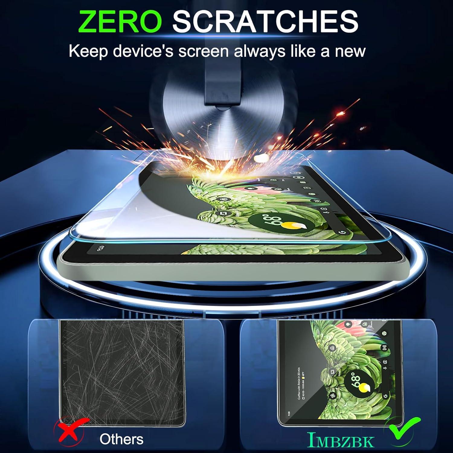 Protector de Pantalla IMBZBK para Google Pixel Tablet 2023 - 3 Paquete, Vidrio Templado Ultra HD, Anti-Rasguños