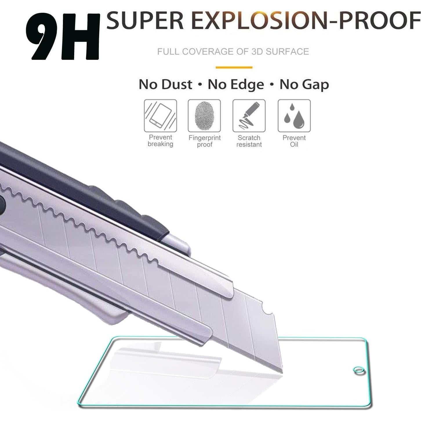 Protector de Pantalla Vidrio Templado Beukei para Google Pixel 6 5G - 4 Pack