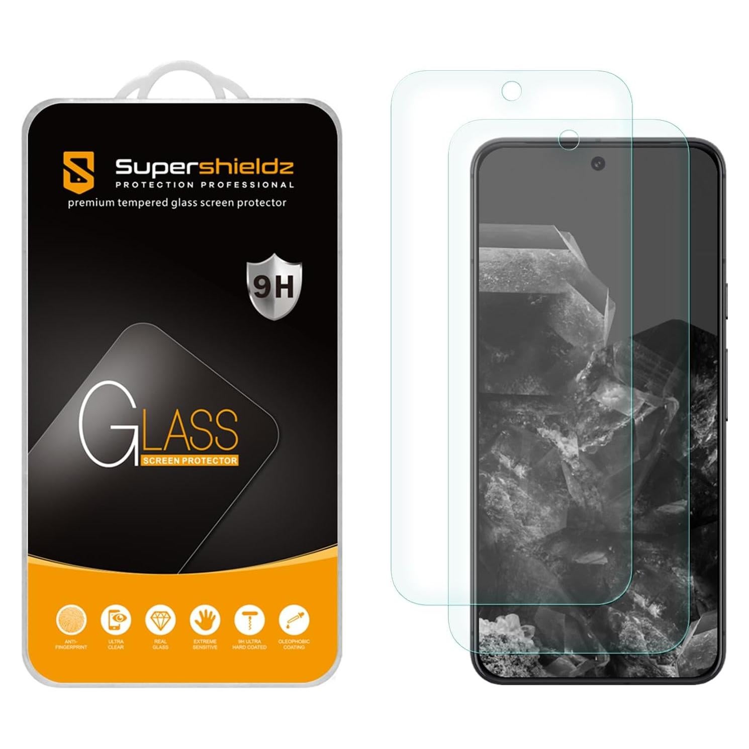 Protector de Pantalla Vidrio Templado Supershieldz para Google Pixel 9 Pro - 2 Unidades