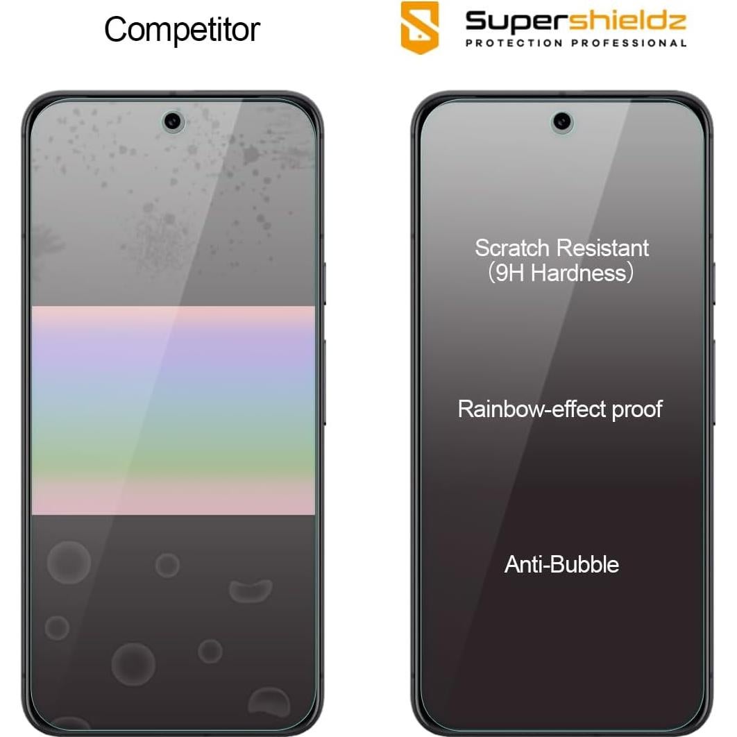 Protector de Pantalla Vidrio Templado Supershieldz para Google Pixel 9 Pro - 2 Unidades